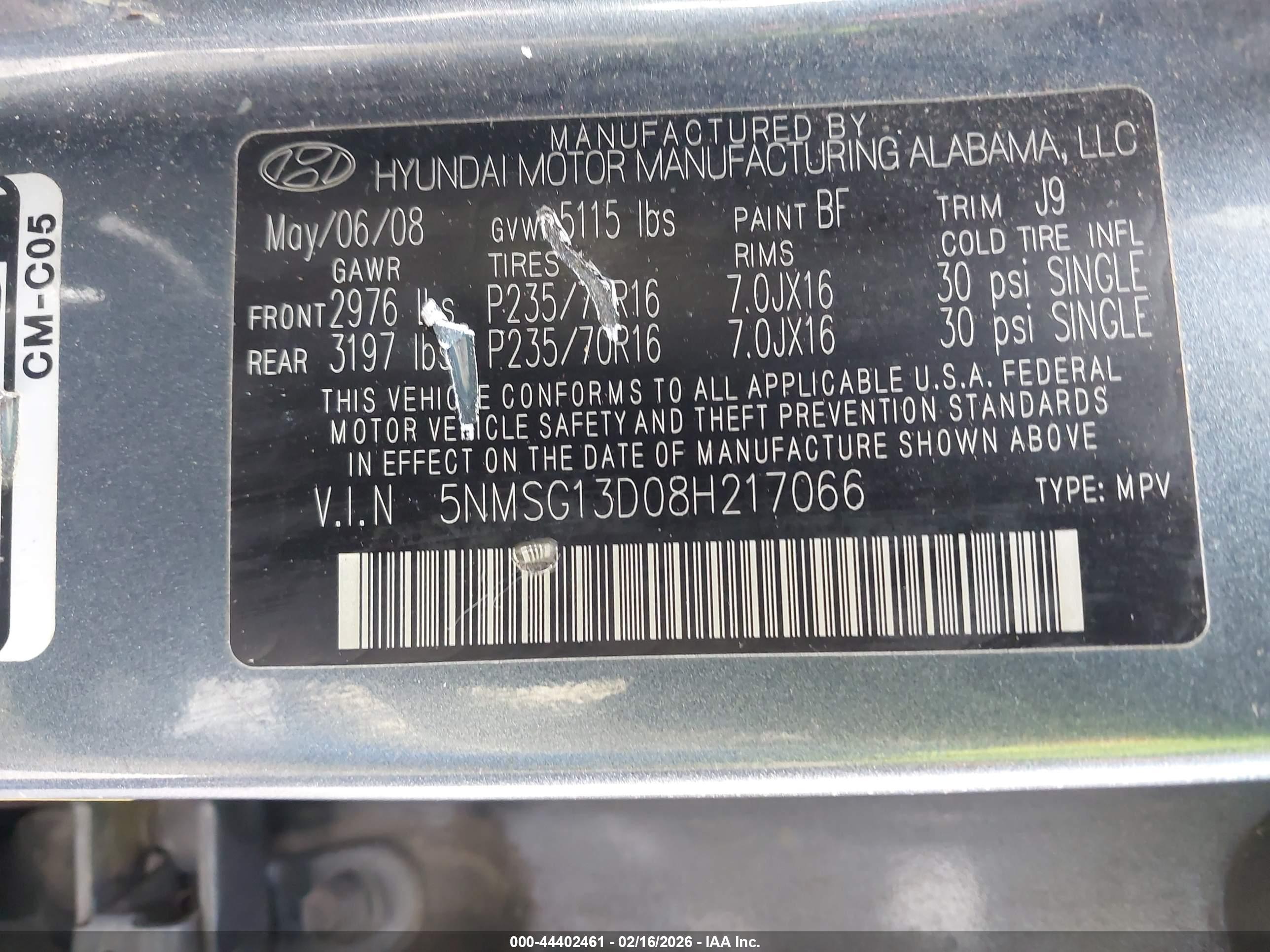 HYUNDAI SANTA image 9