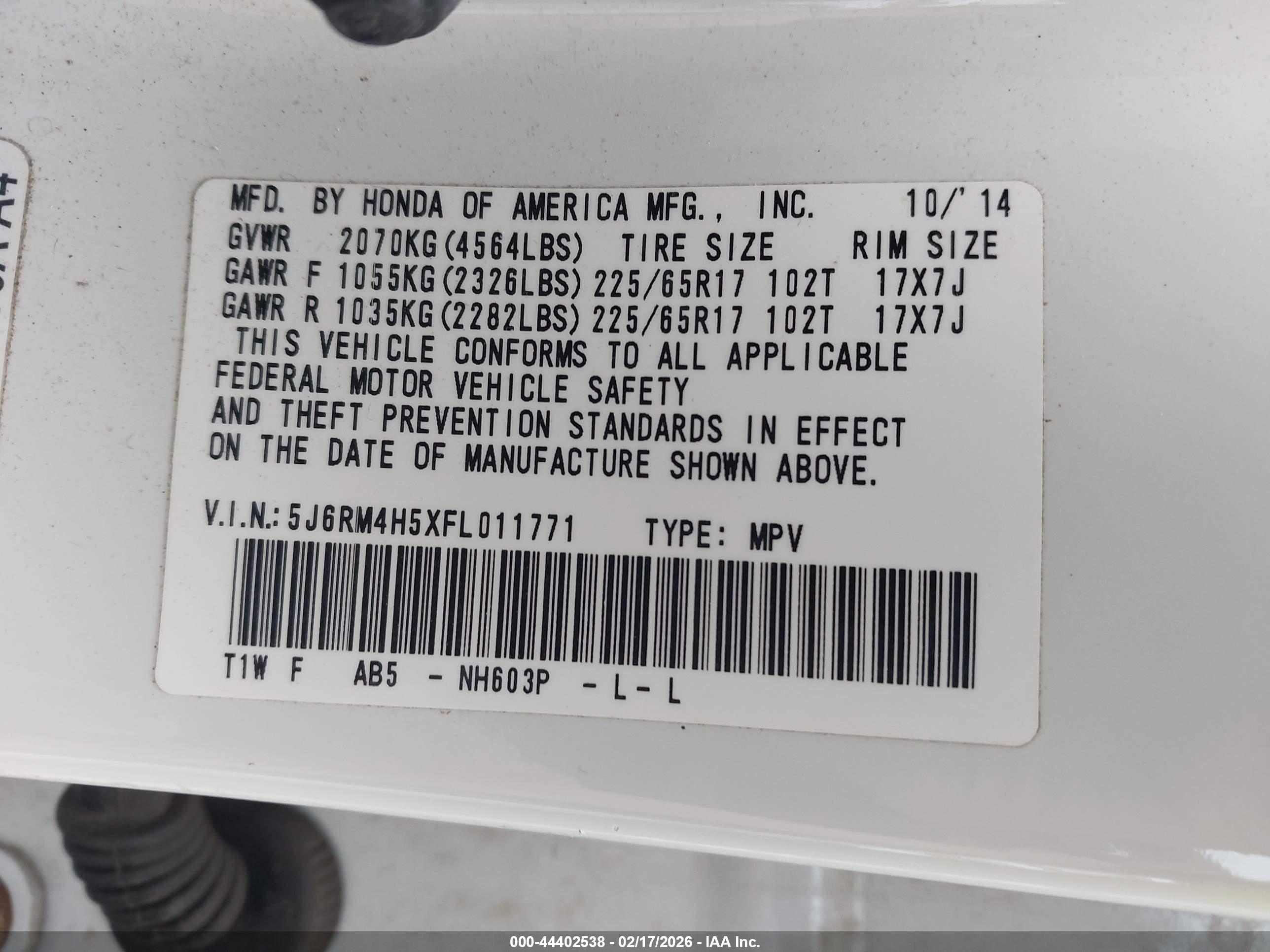 HONDA CR-V image 9
