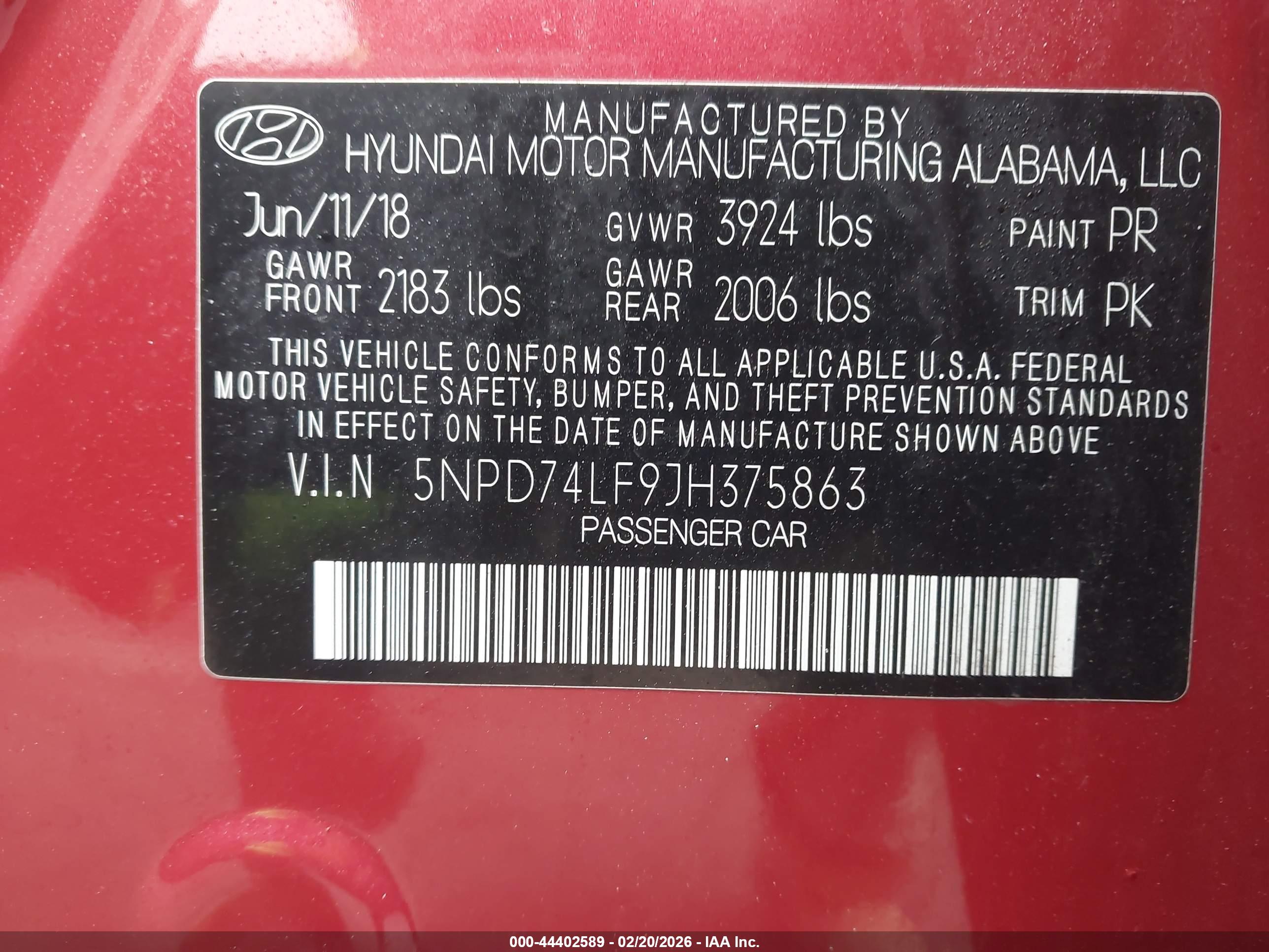 HYUNDAI ELANTRA image 9