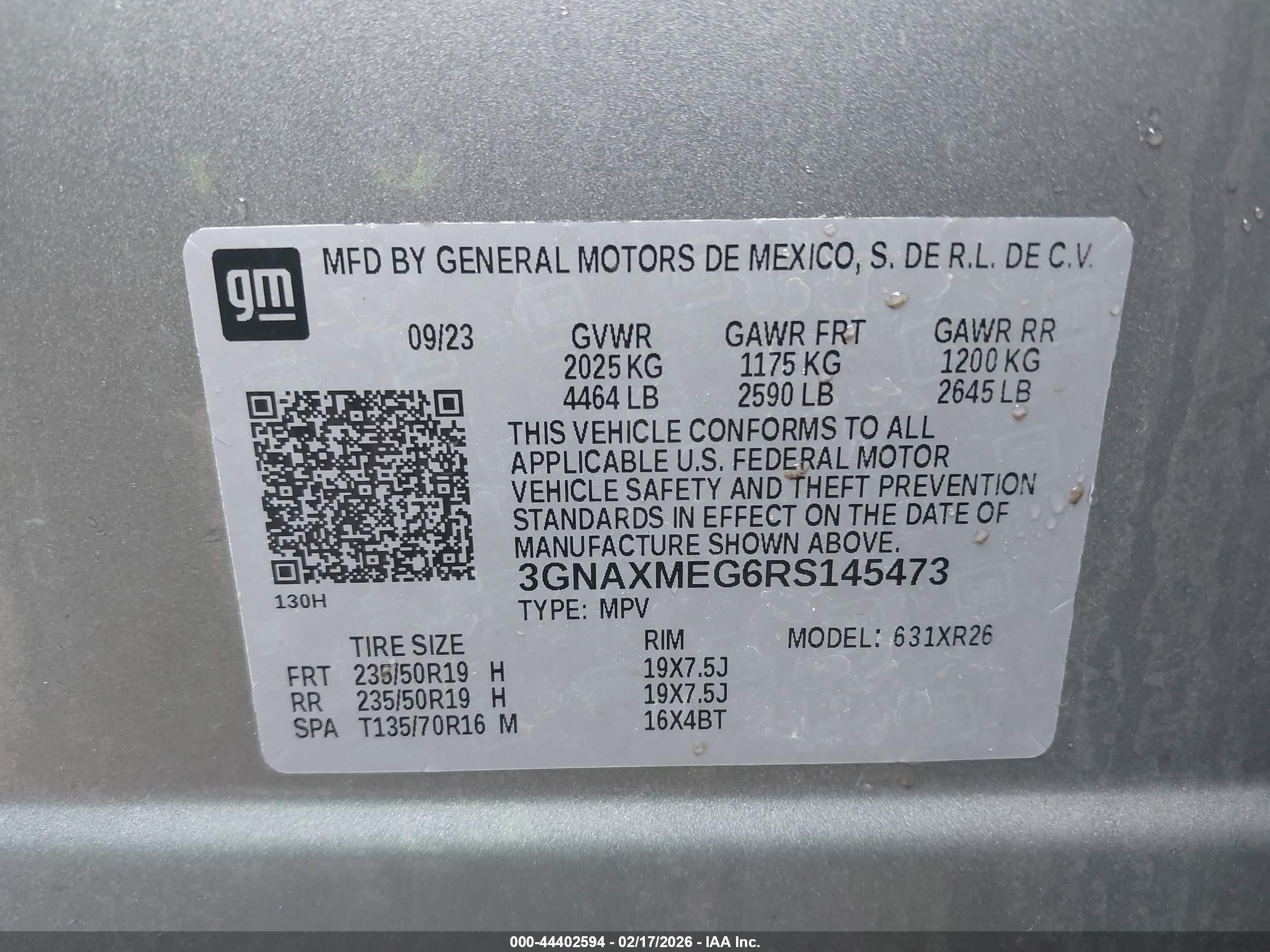 CHEVROLET EQUINOX image 9