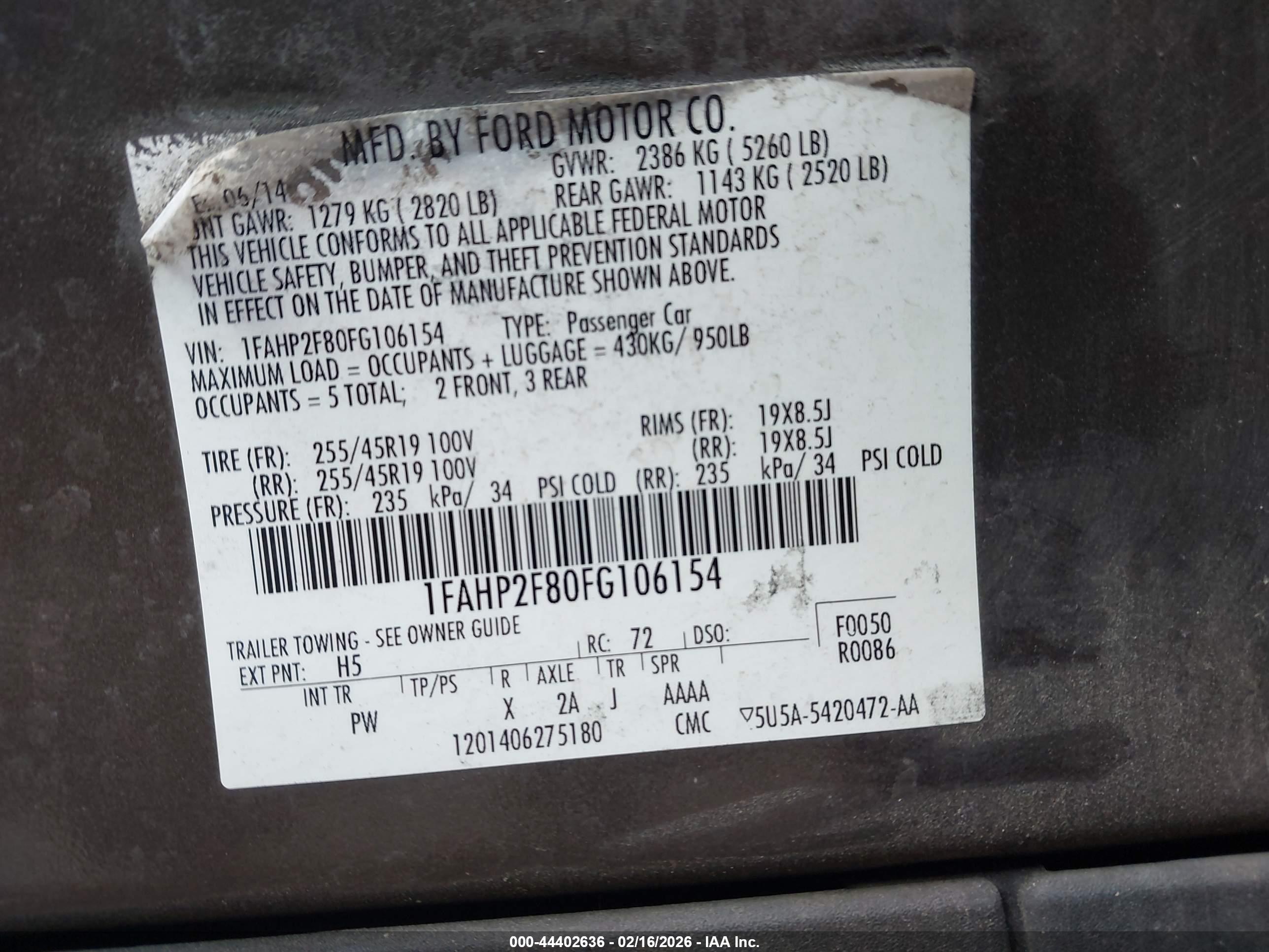 FORD TAURUS image 9