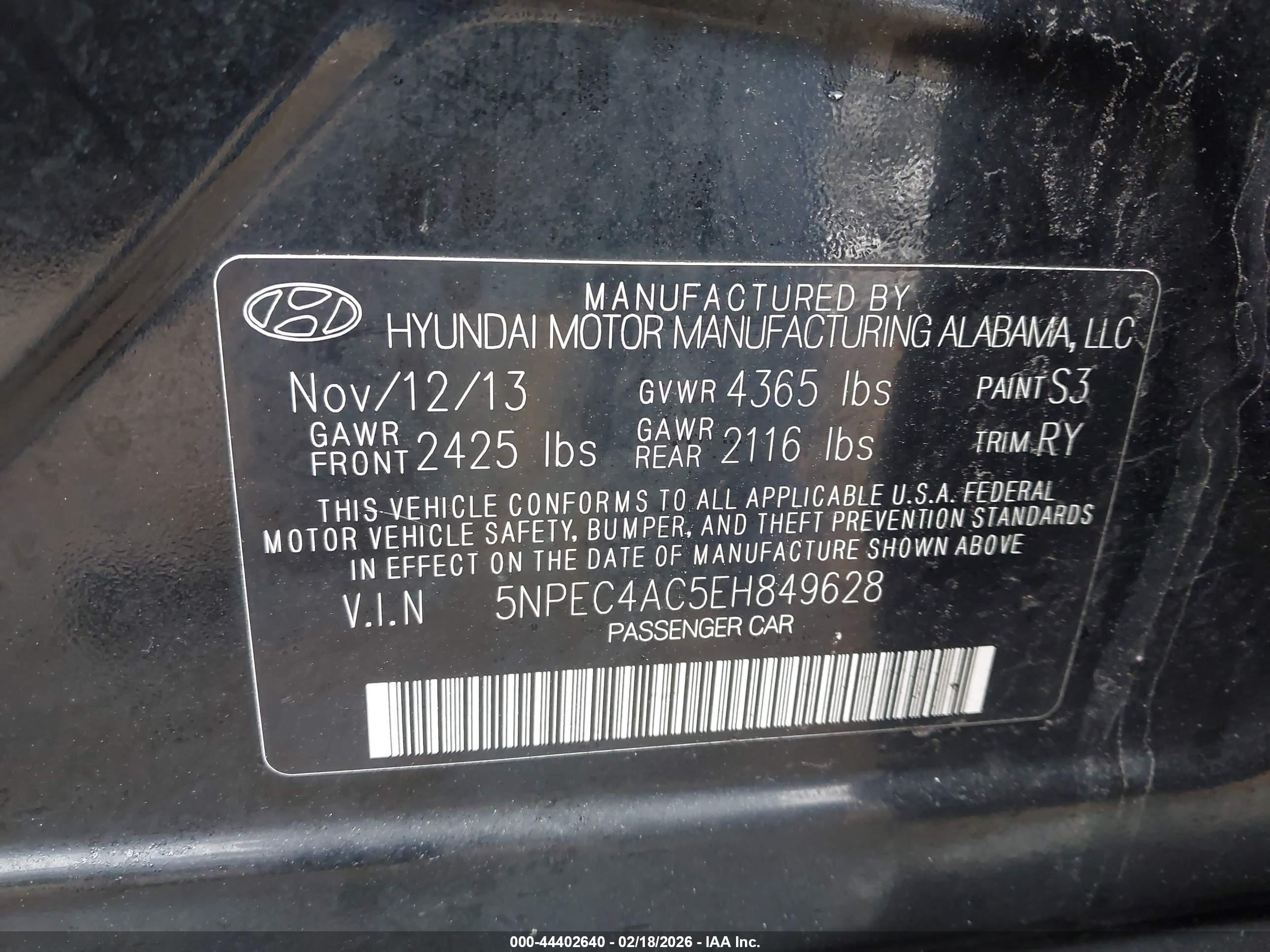 HYUNDAI SONATA image 9