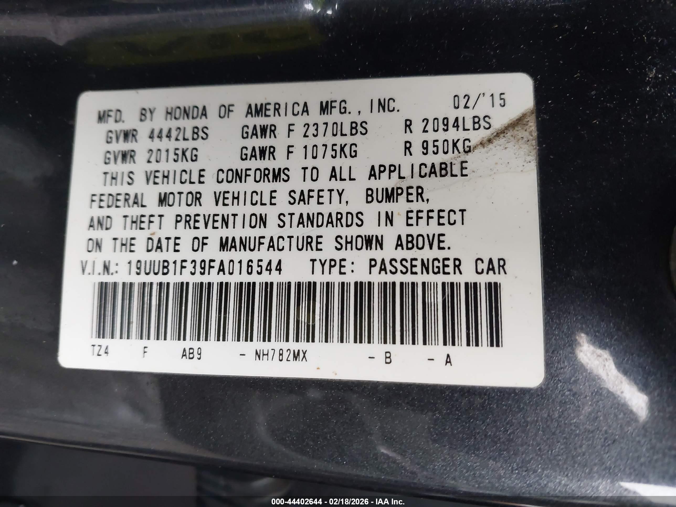 ACURA TLX image 9