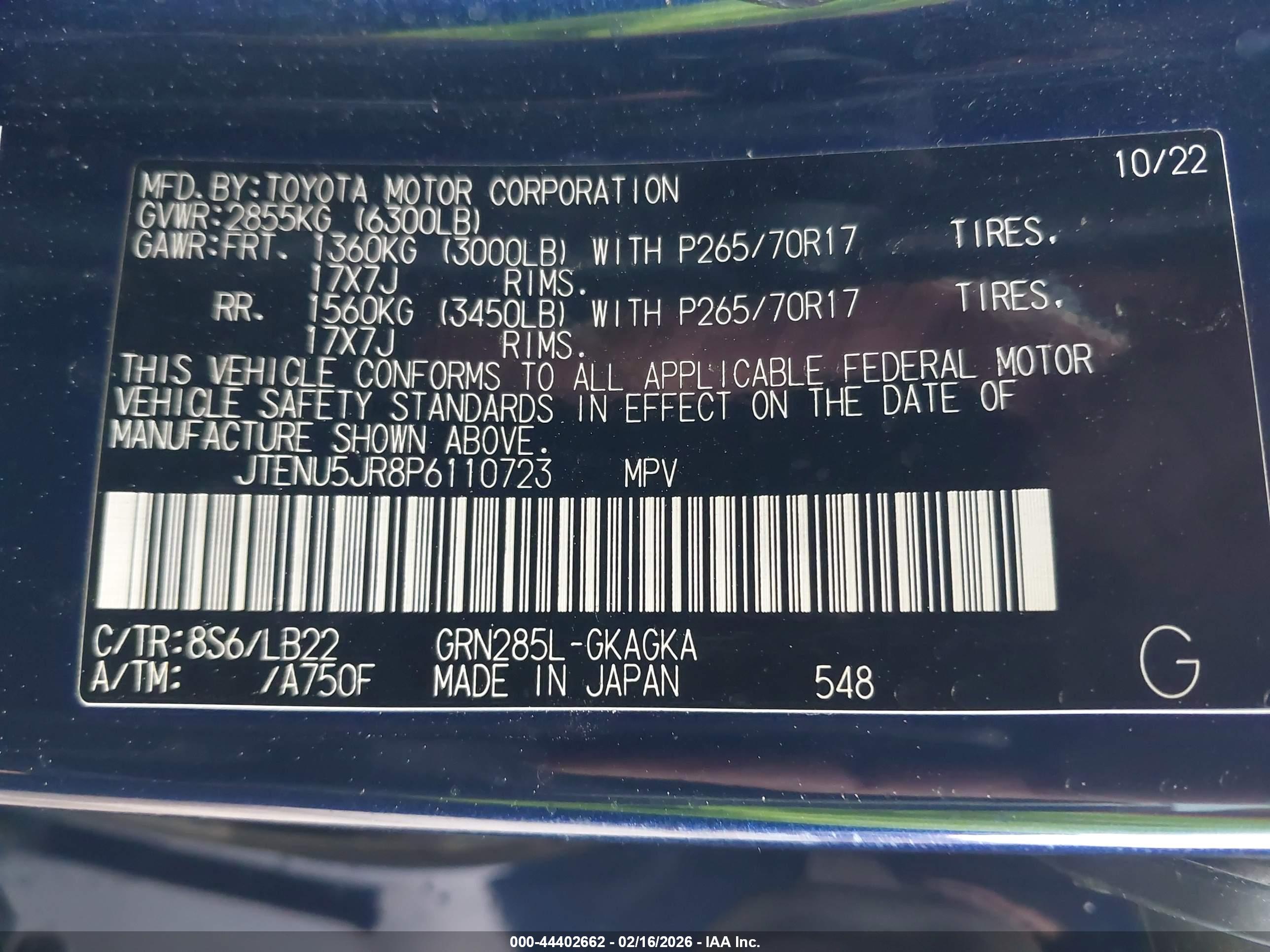 TOYOTA 4RUNNER image 9