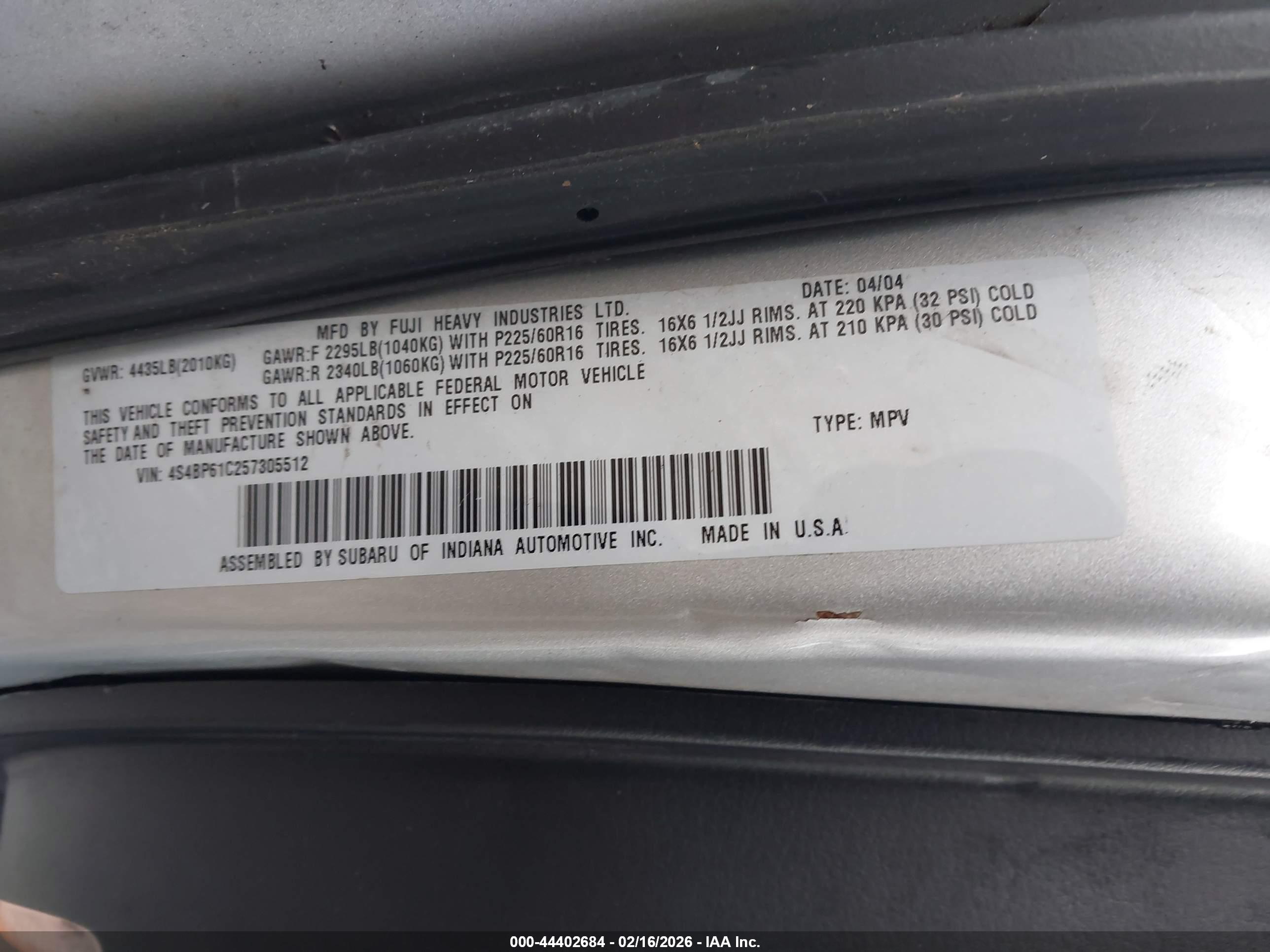 SUBARU OUTBACK image 9