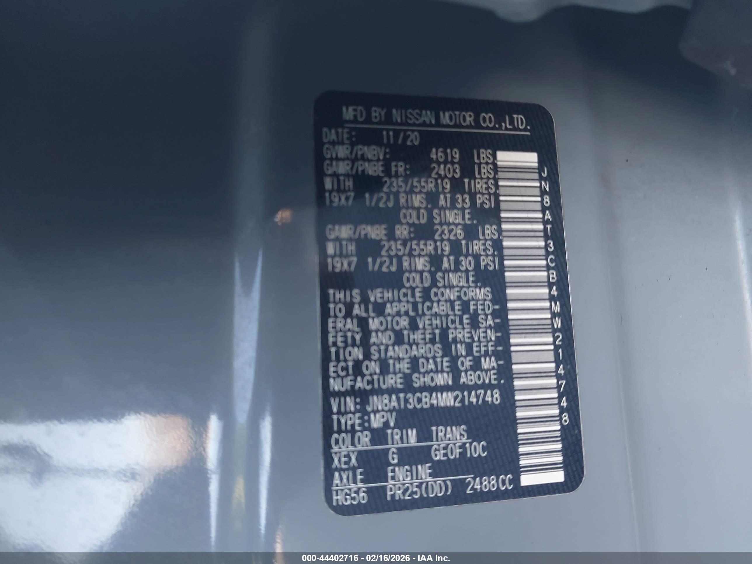 NISSAN ROGUE image 9