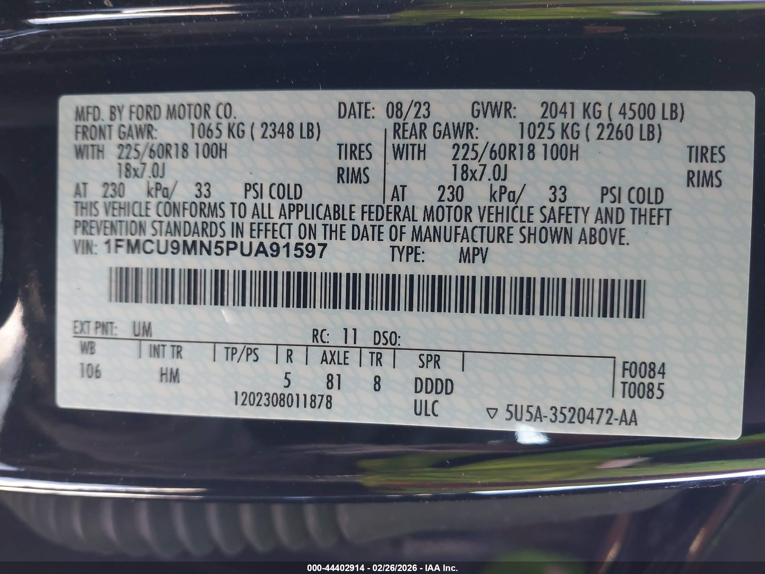 FORD ESCAPE image 9