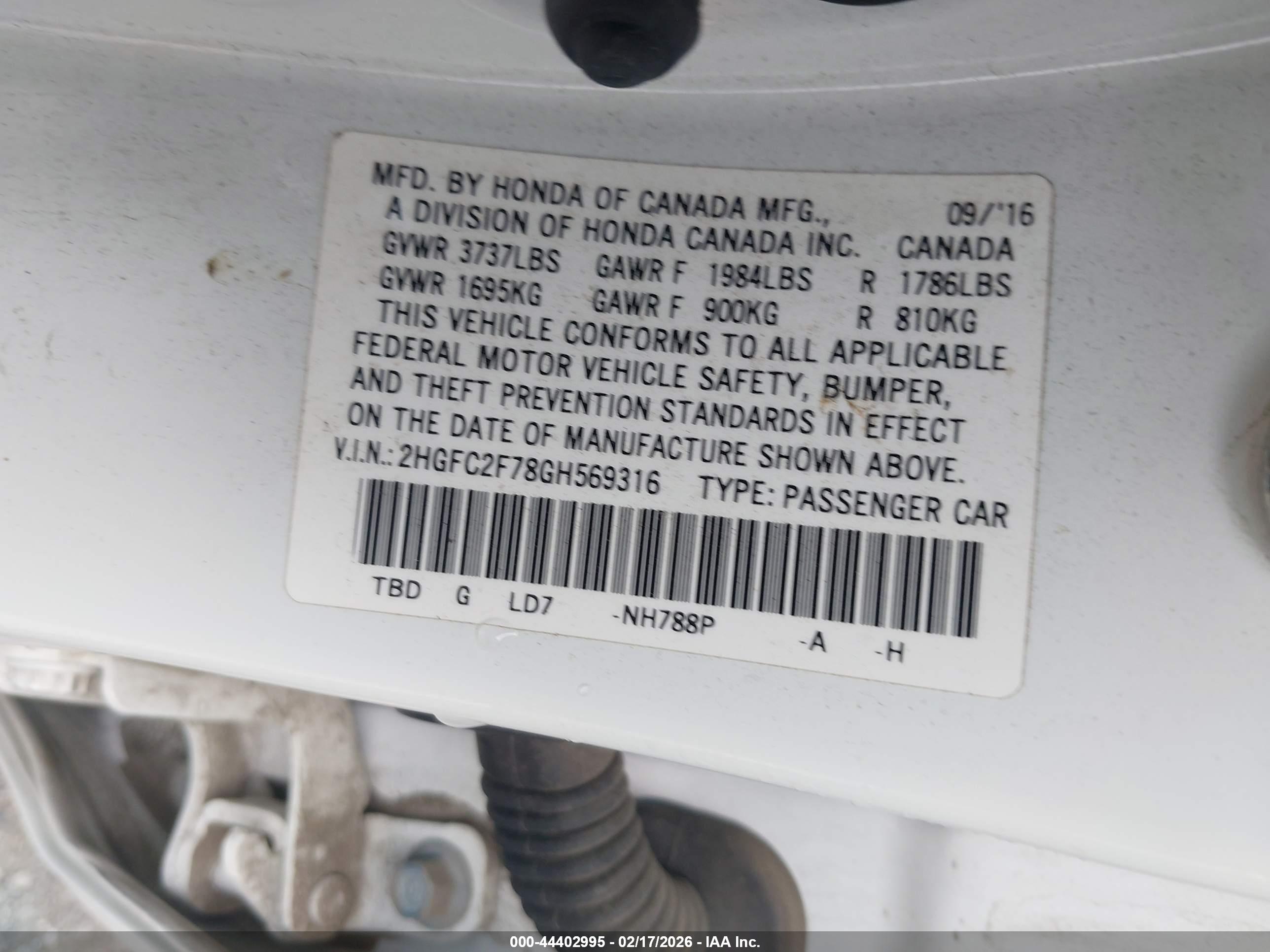 HONDA CIVIC image 9