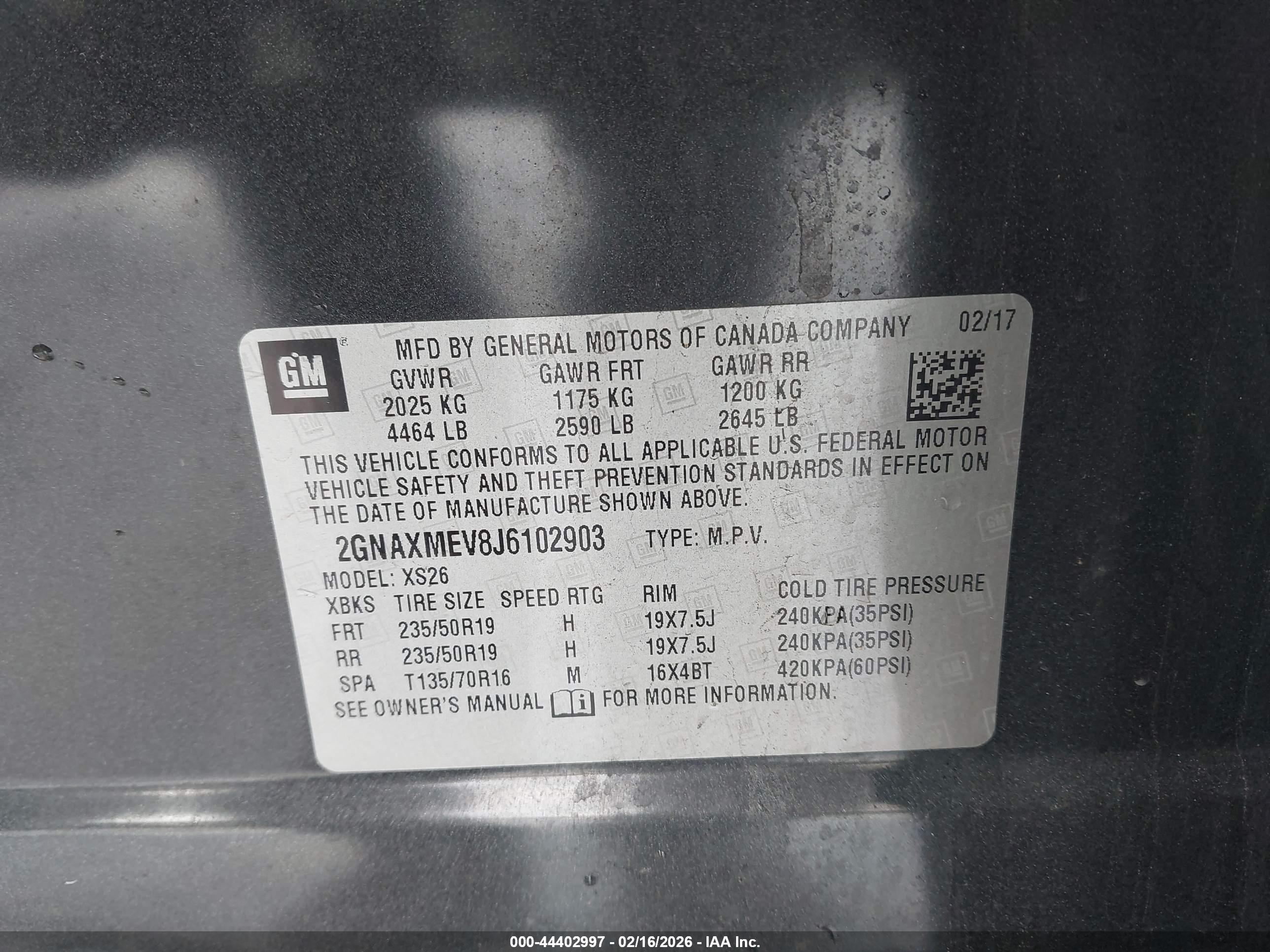 CHEVROLET EQUINOX image 9
