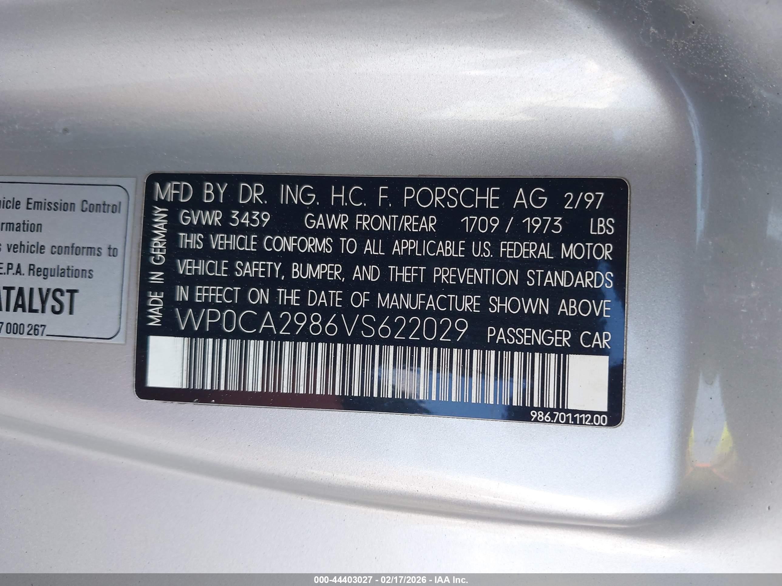 PORSCHE BOXSTER image 9