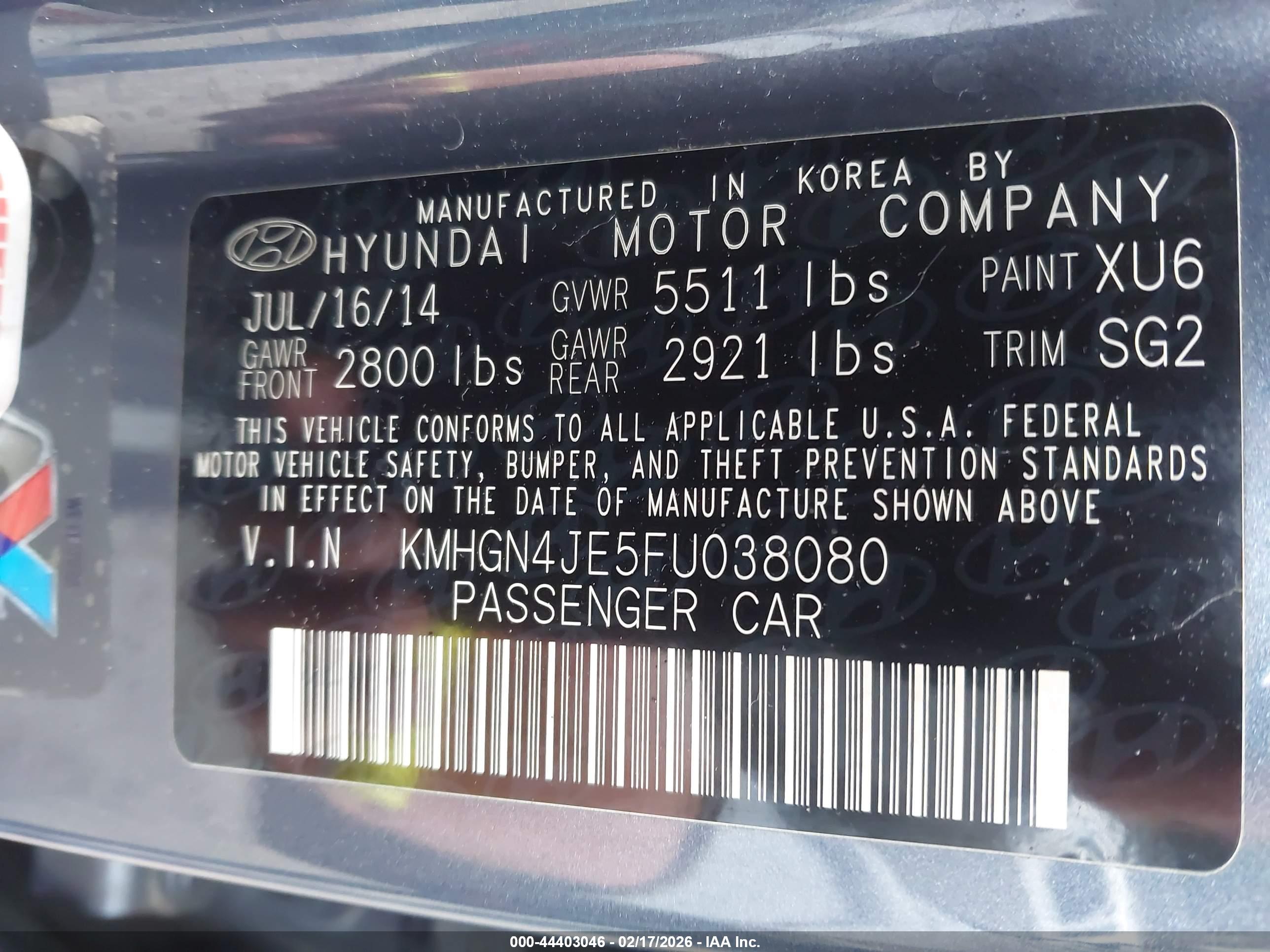 HYUNDAI GENESIS image 9