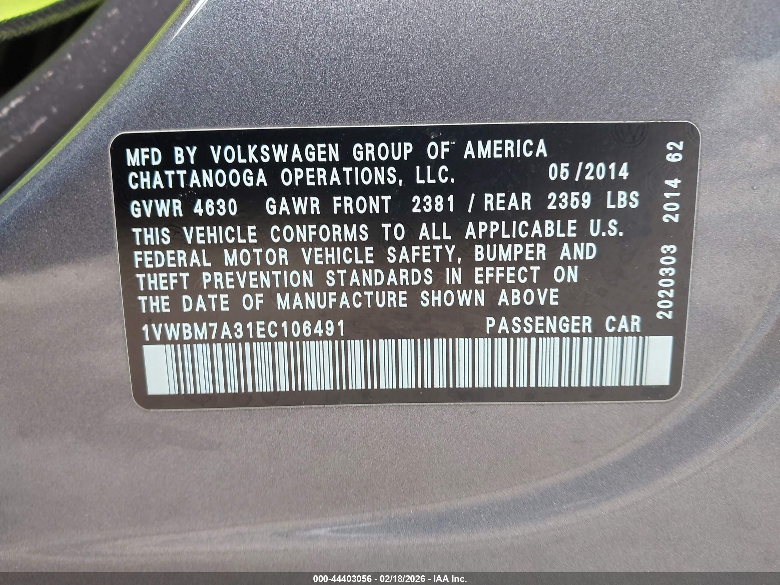 VOLKSWAGEN PASSAT image 9