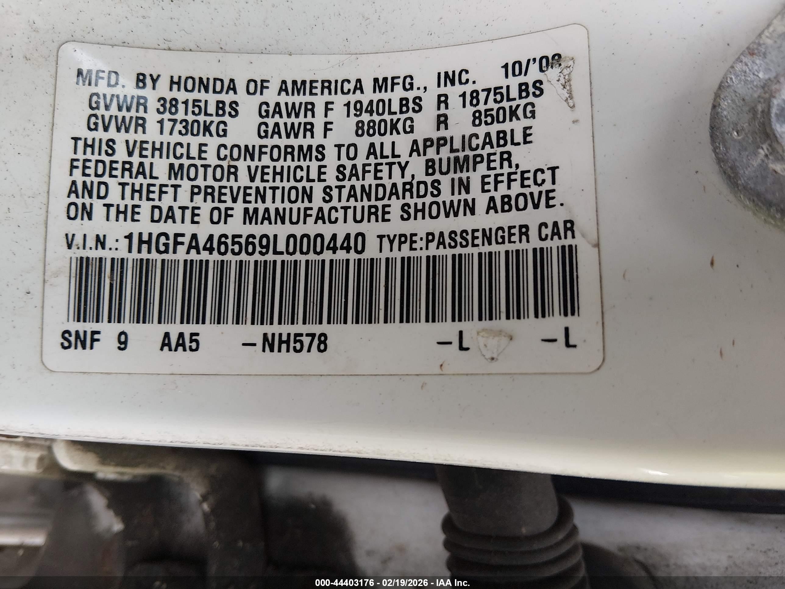 HONDA CIVIC image 9