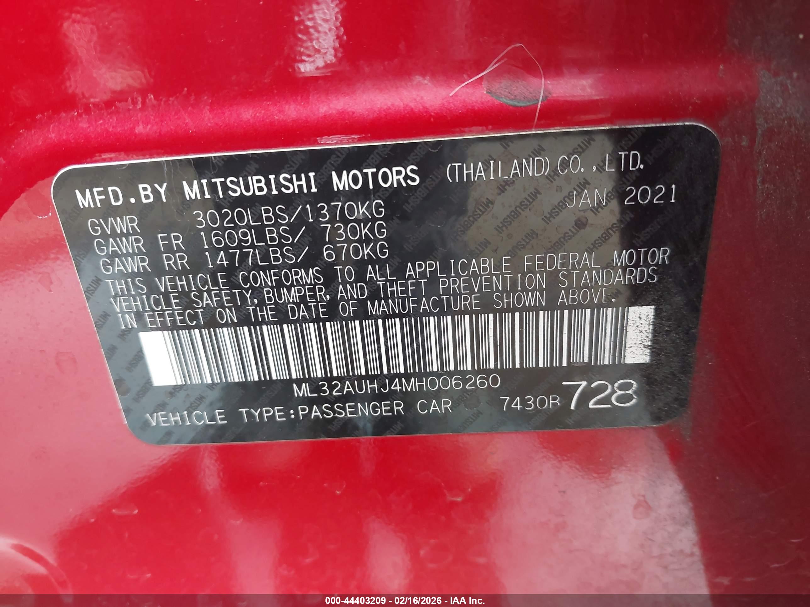 MITSUBISHI MIRAGE image 9