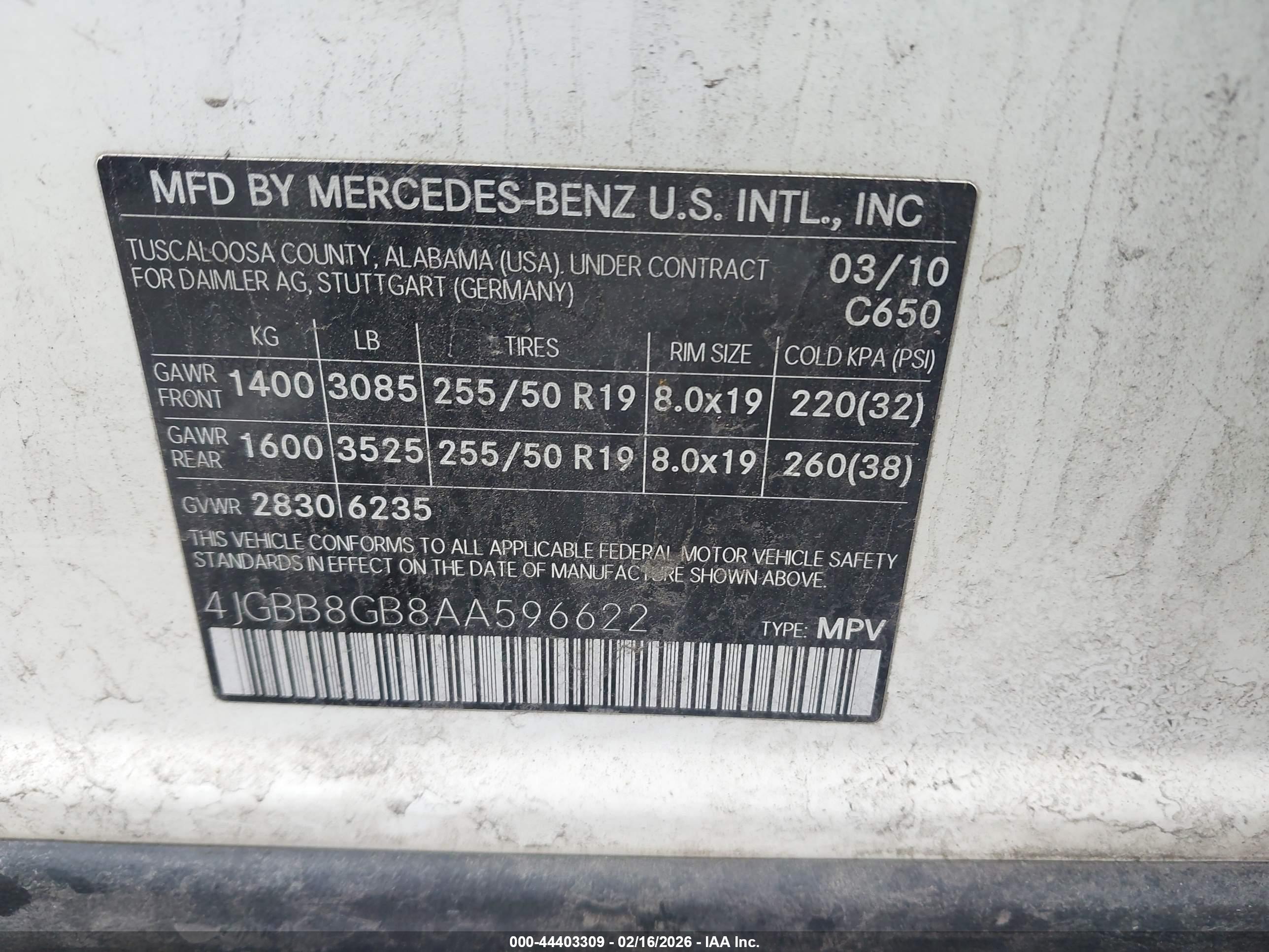 MERCEDES-BENZ ML image 9