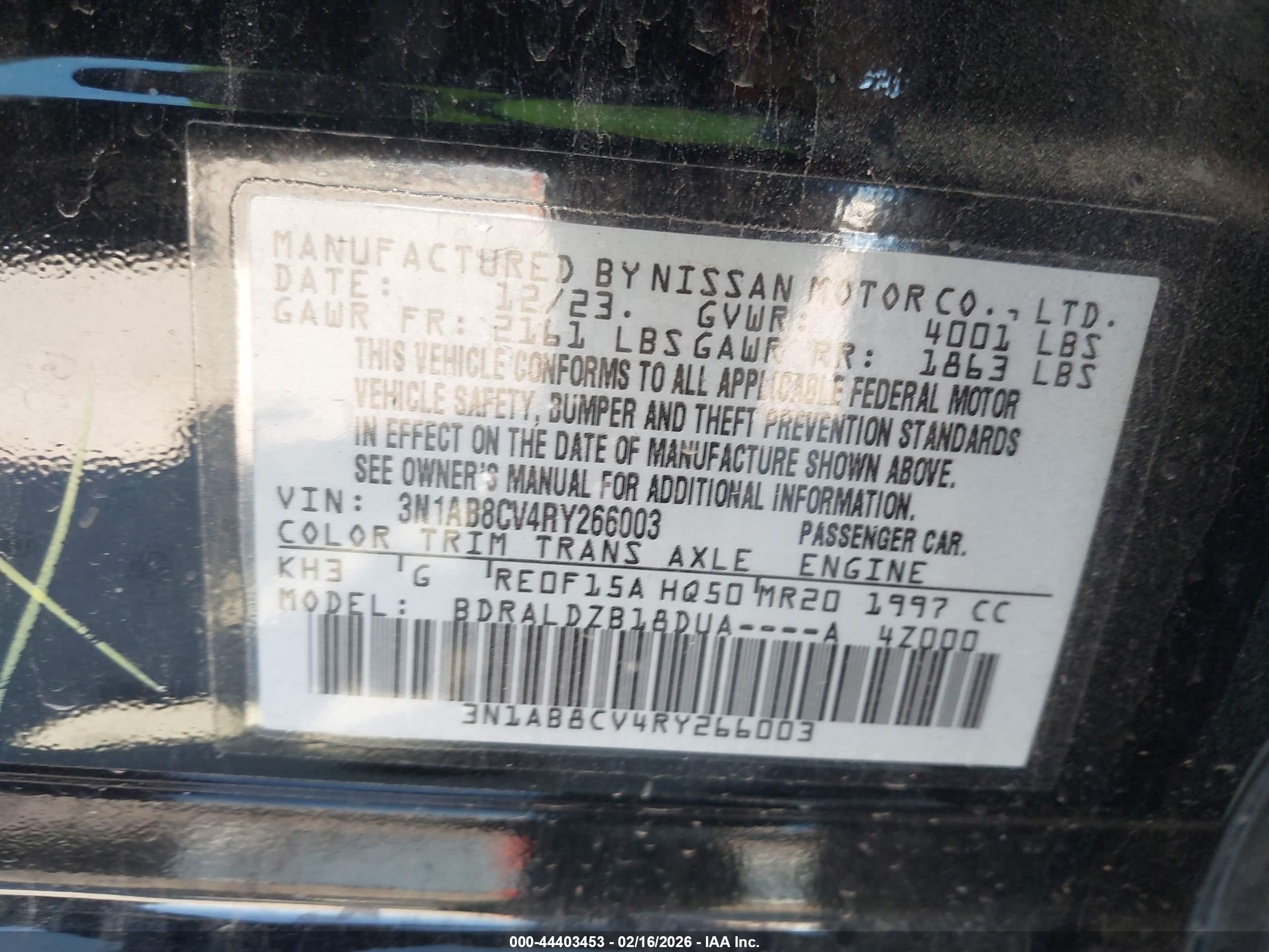 NISSAN SENTRA image 9
