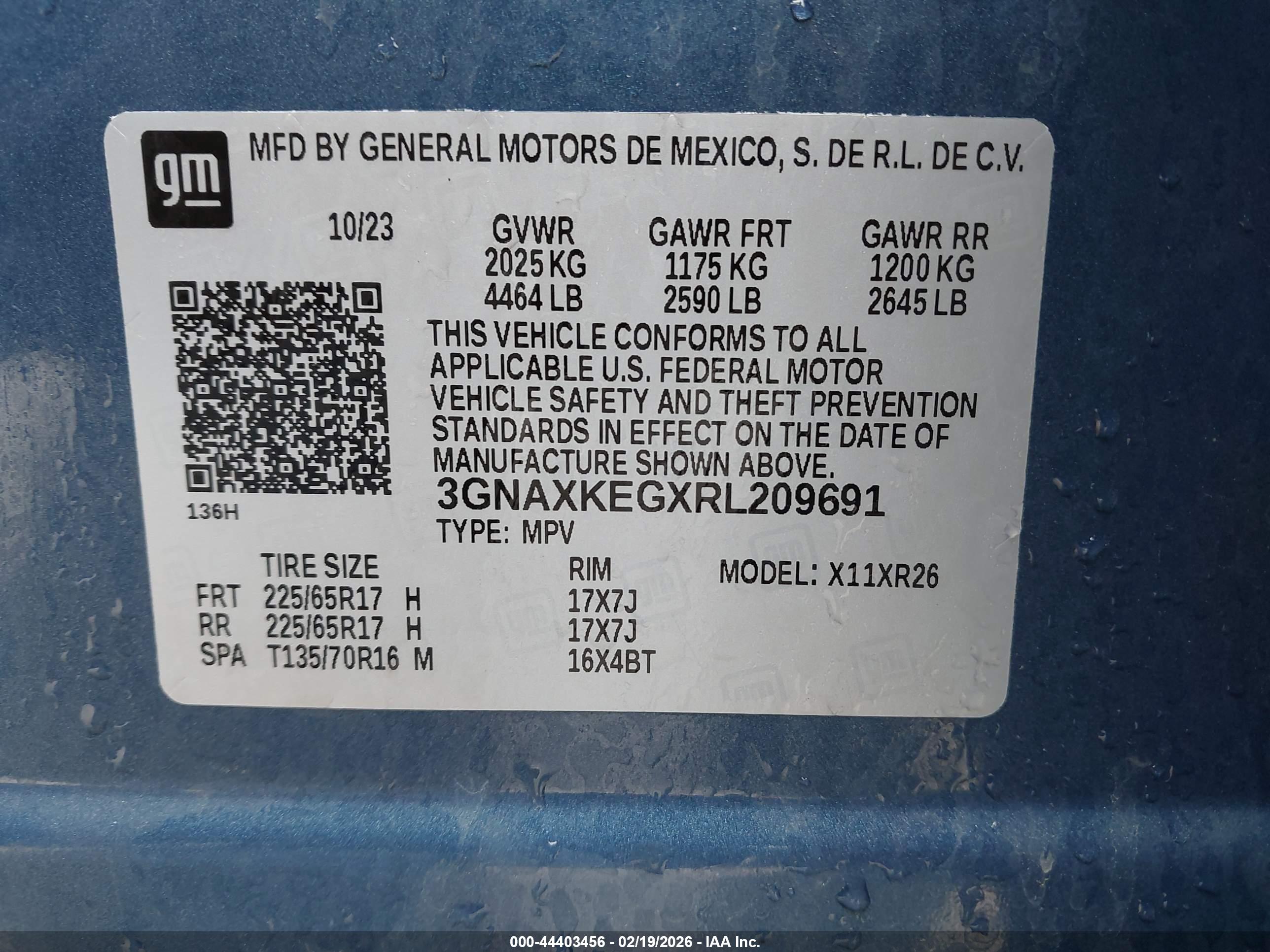 CHEVROLET EQUINOX image 9
