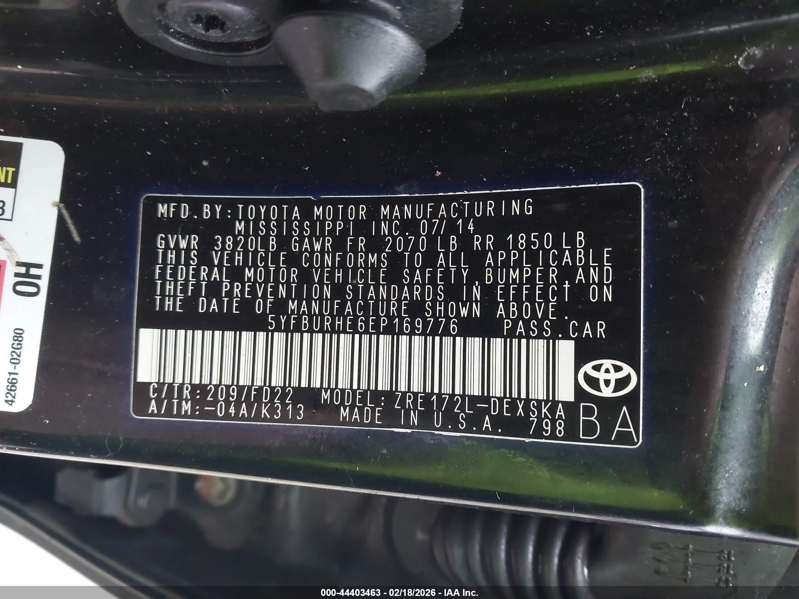 TOYOTA COROLLA image 9