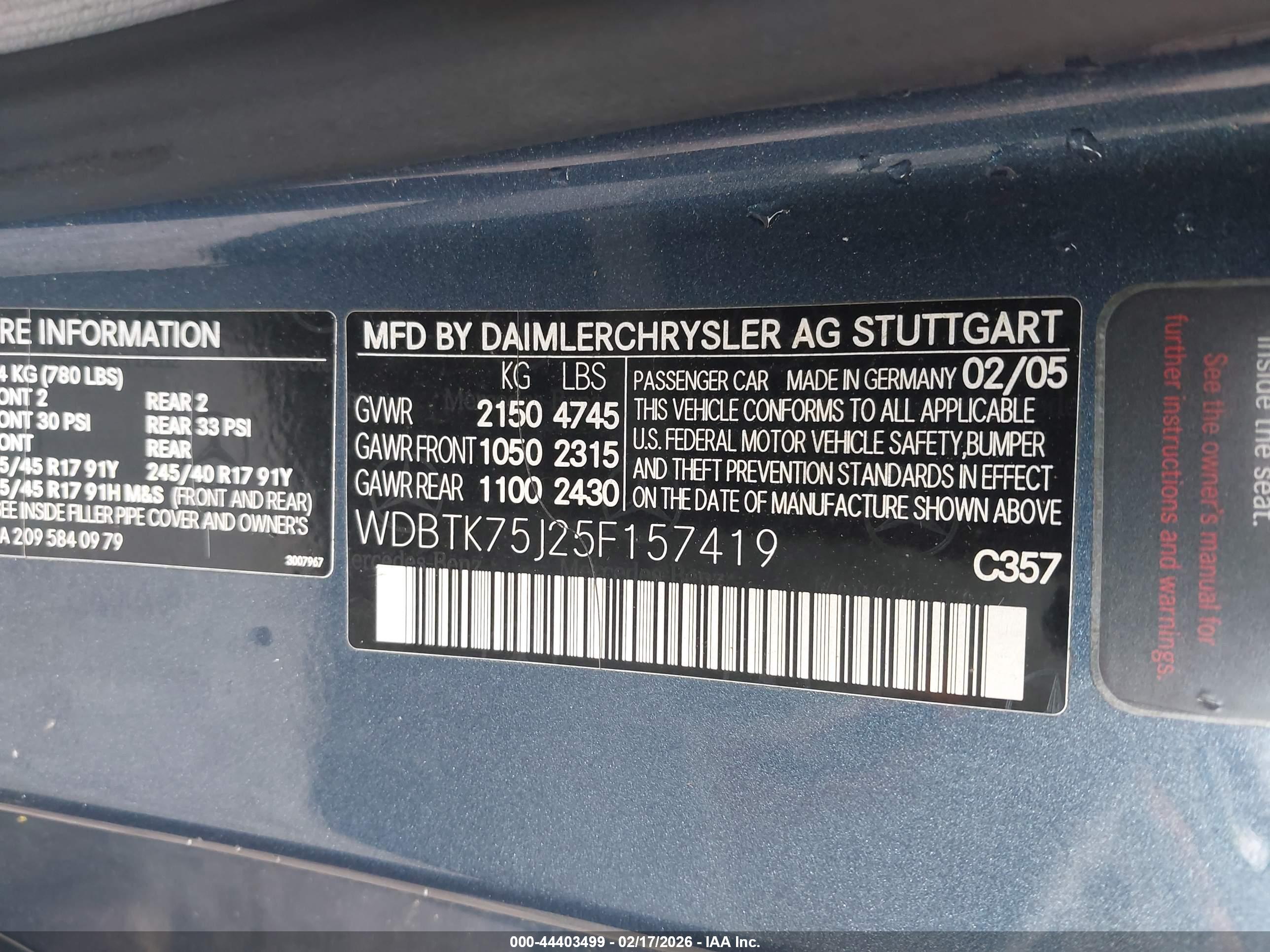 MERCEDES-BENZ CLK image 9