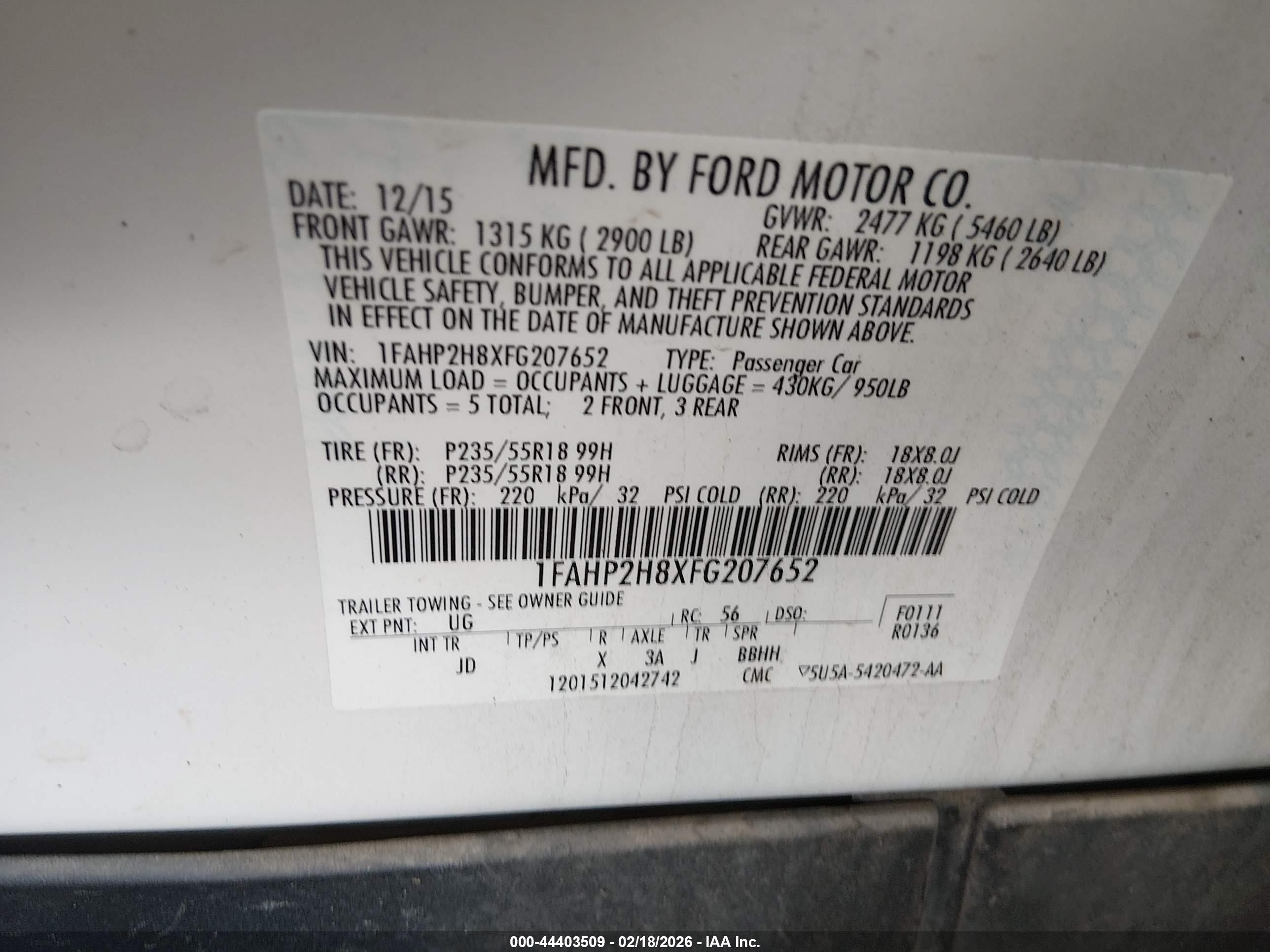 FORD TAURUS image 9