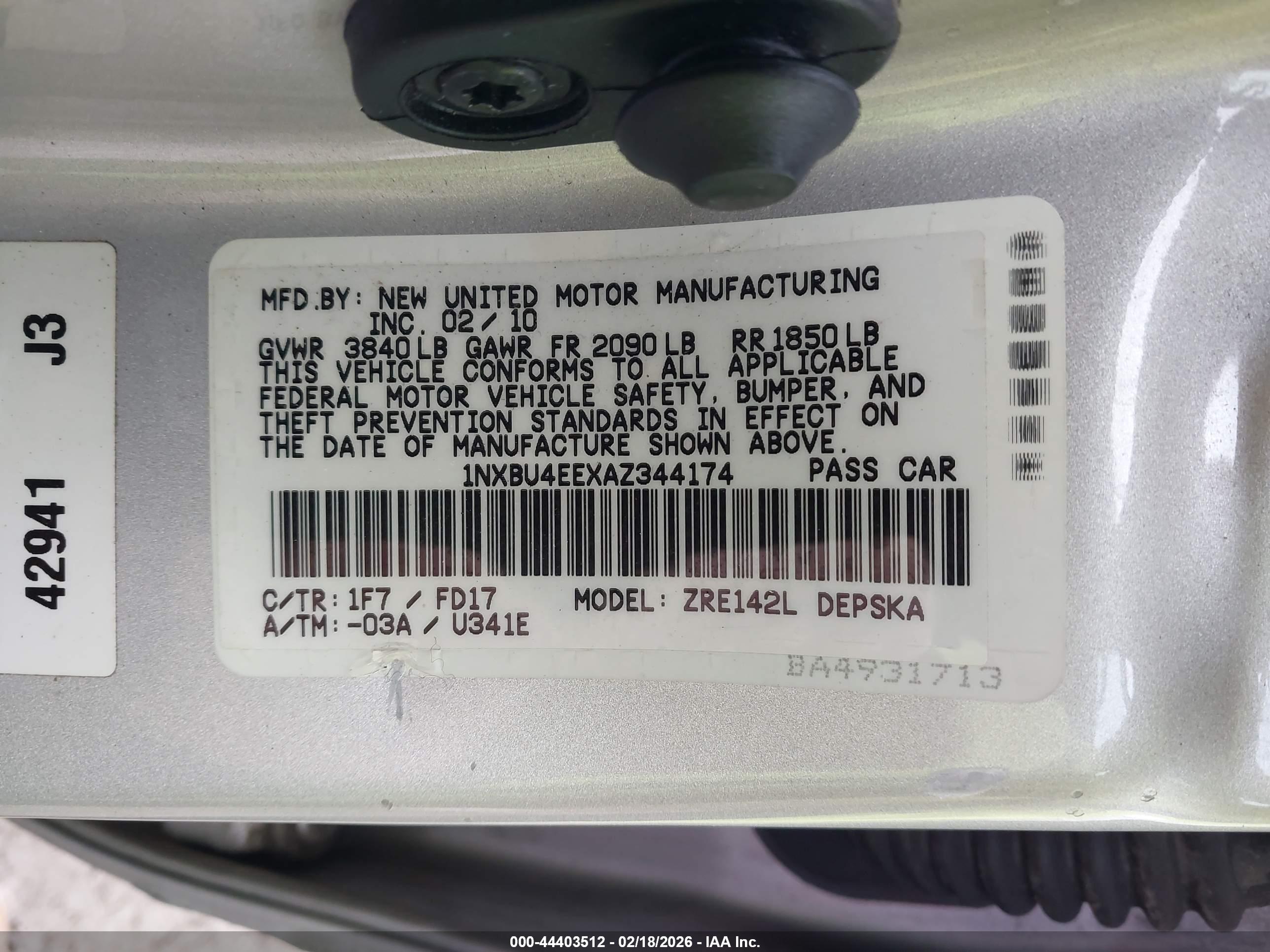TOYOTA COROLLA image 9