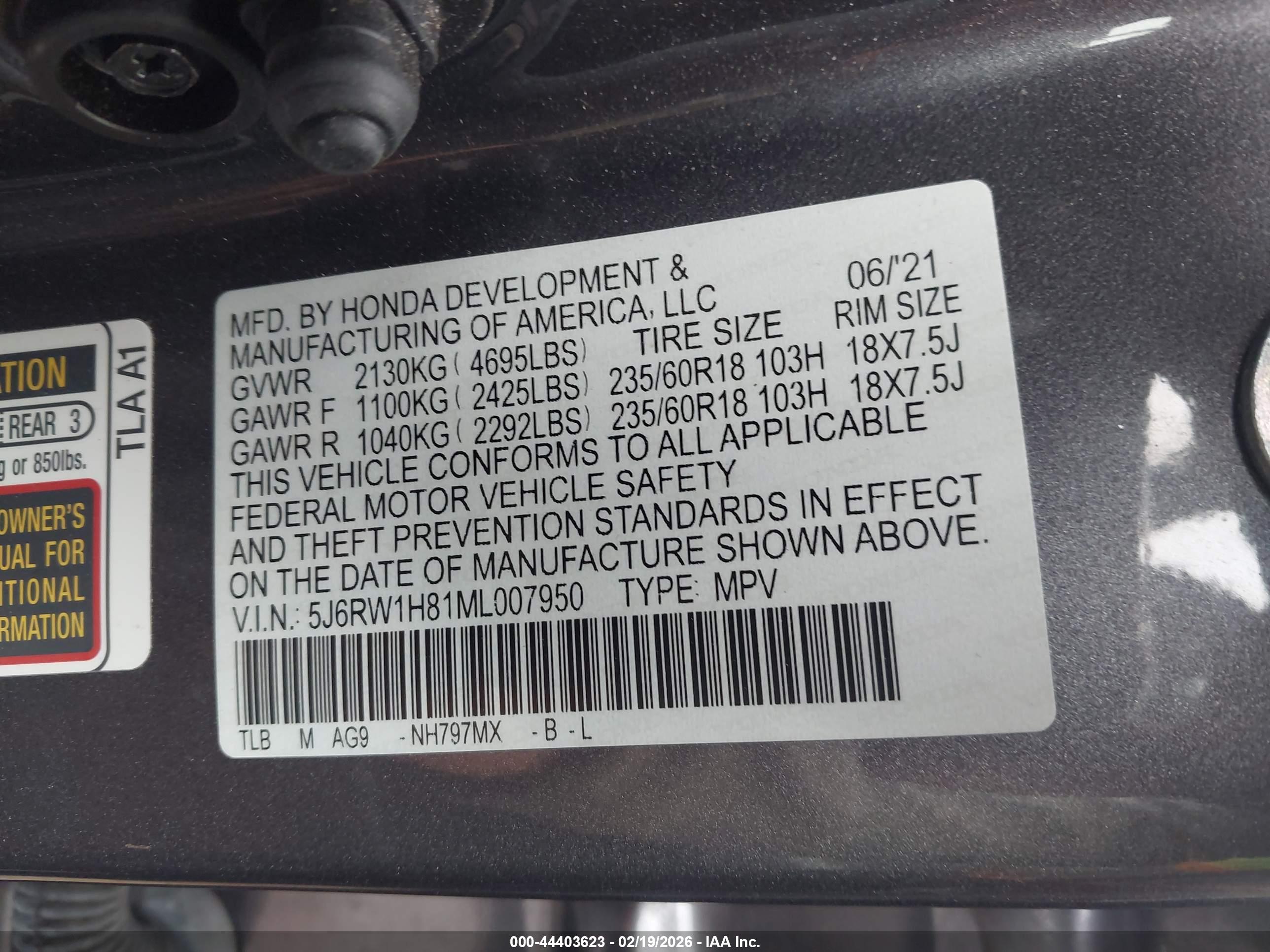 HONDA CR-V image 9
