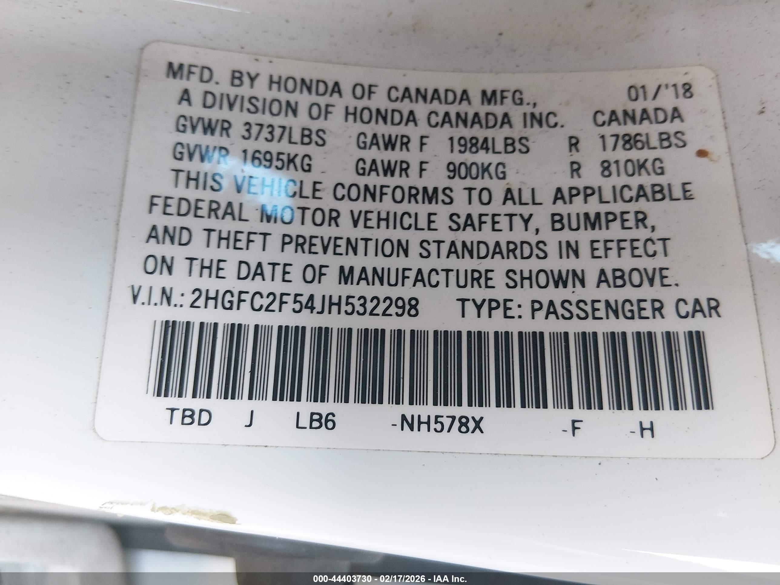 HONDA CIVIC image 9