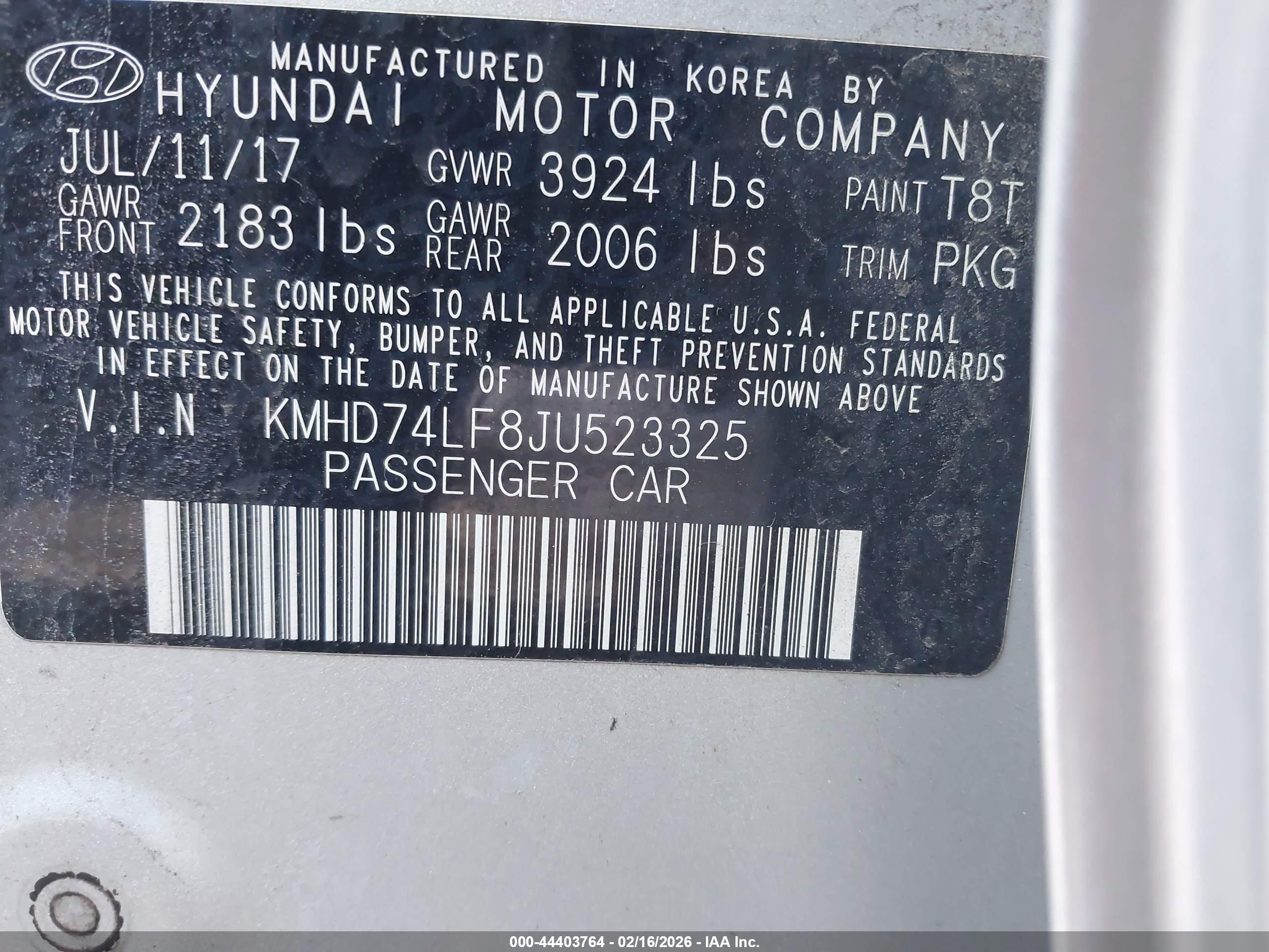 HYUNDAI ELANTRA image 9