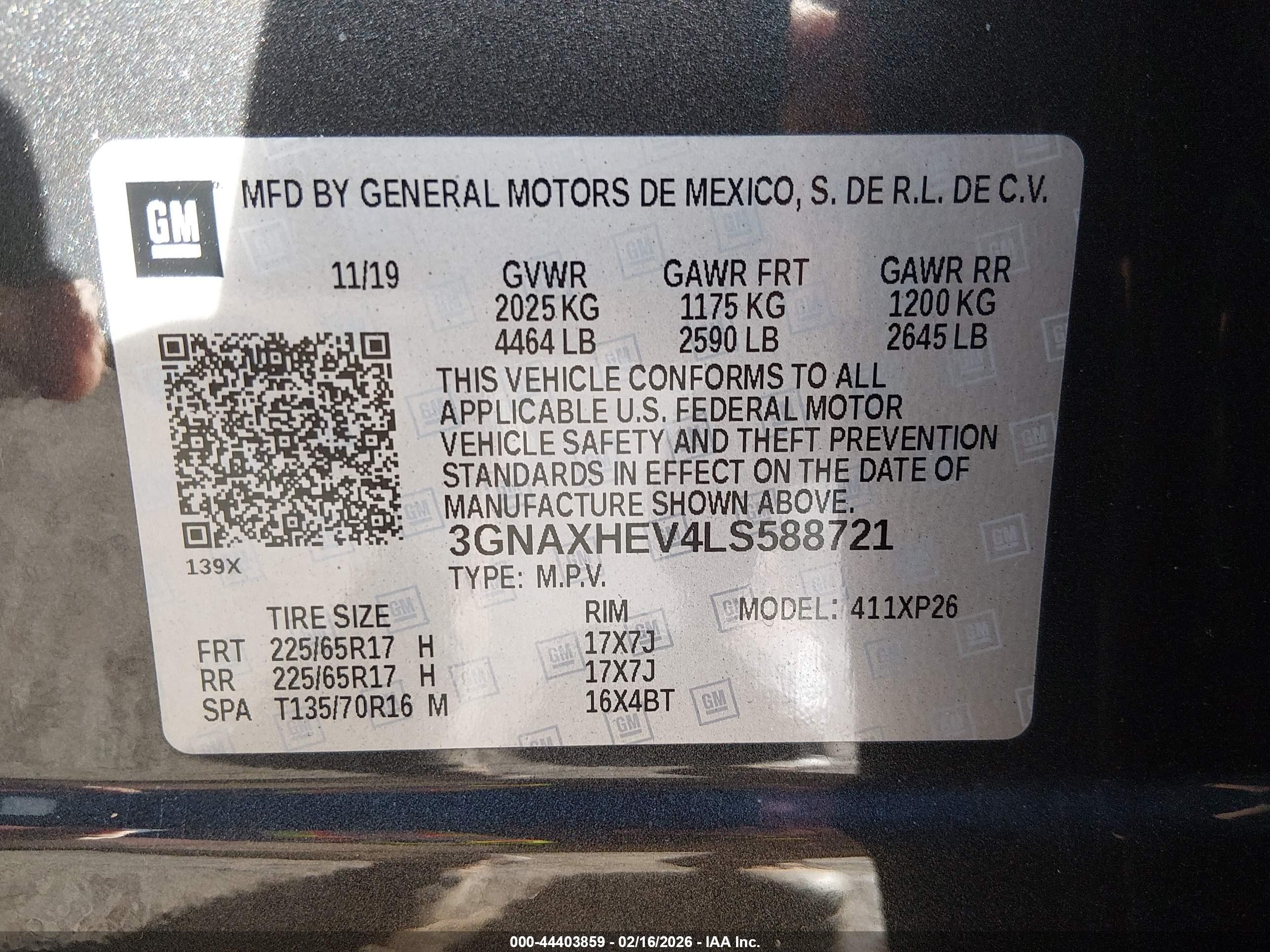 CHEVROLET EQUINOX image 9