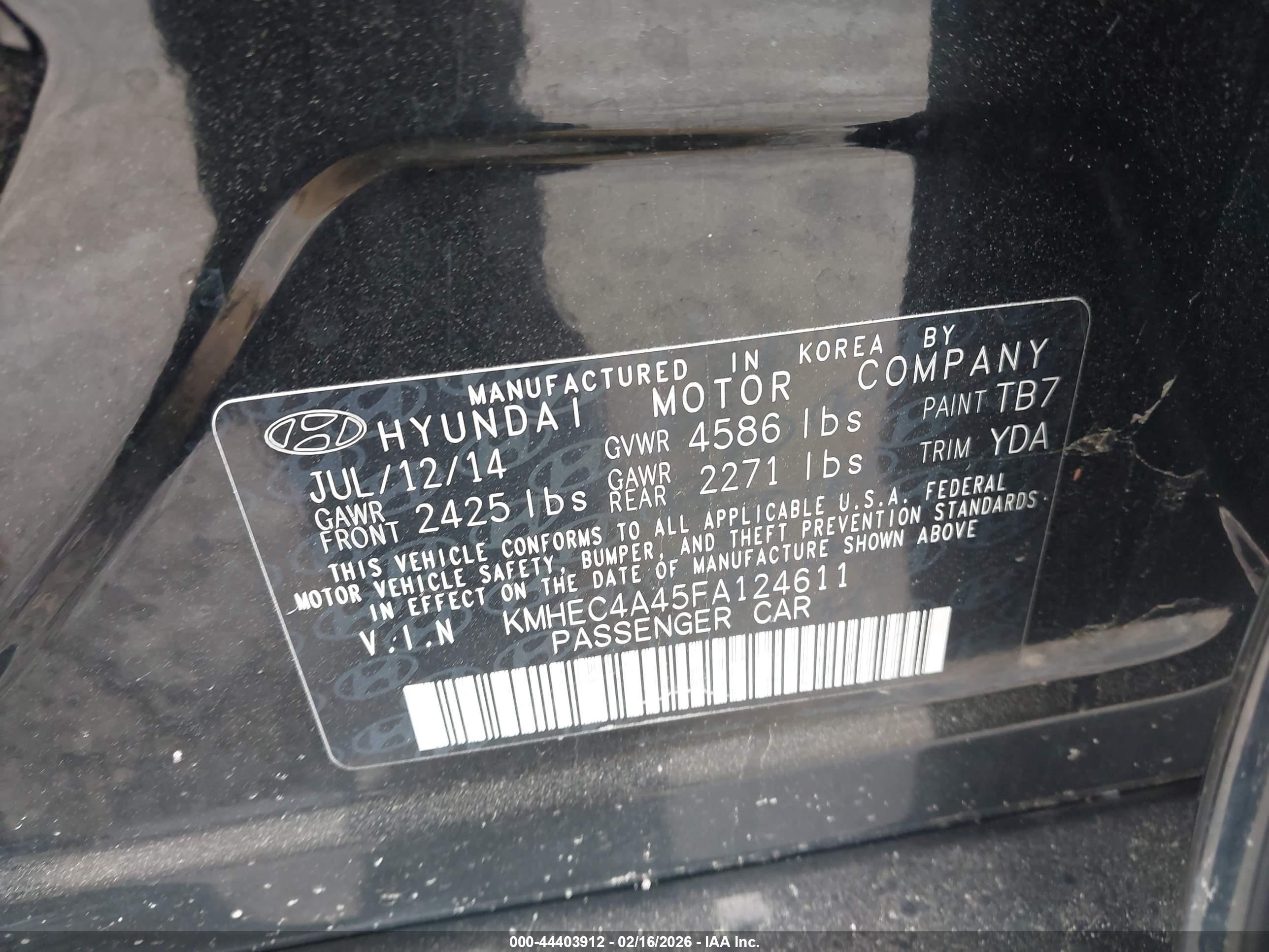 HYUNDAI SONATA image 9