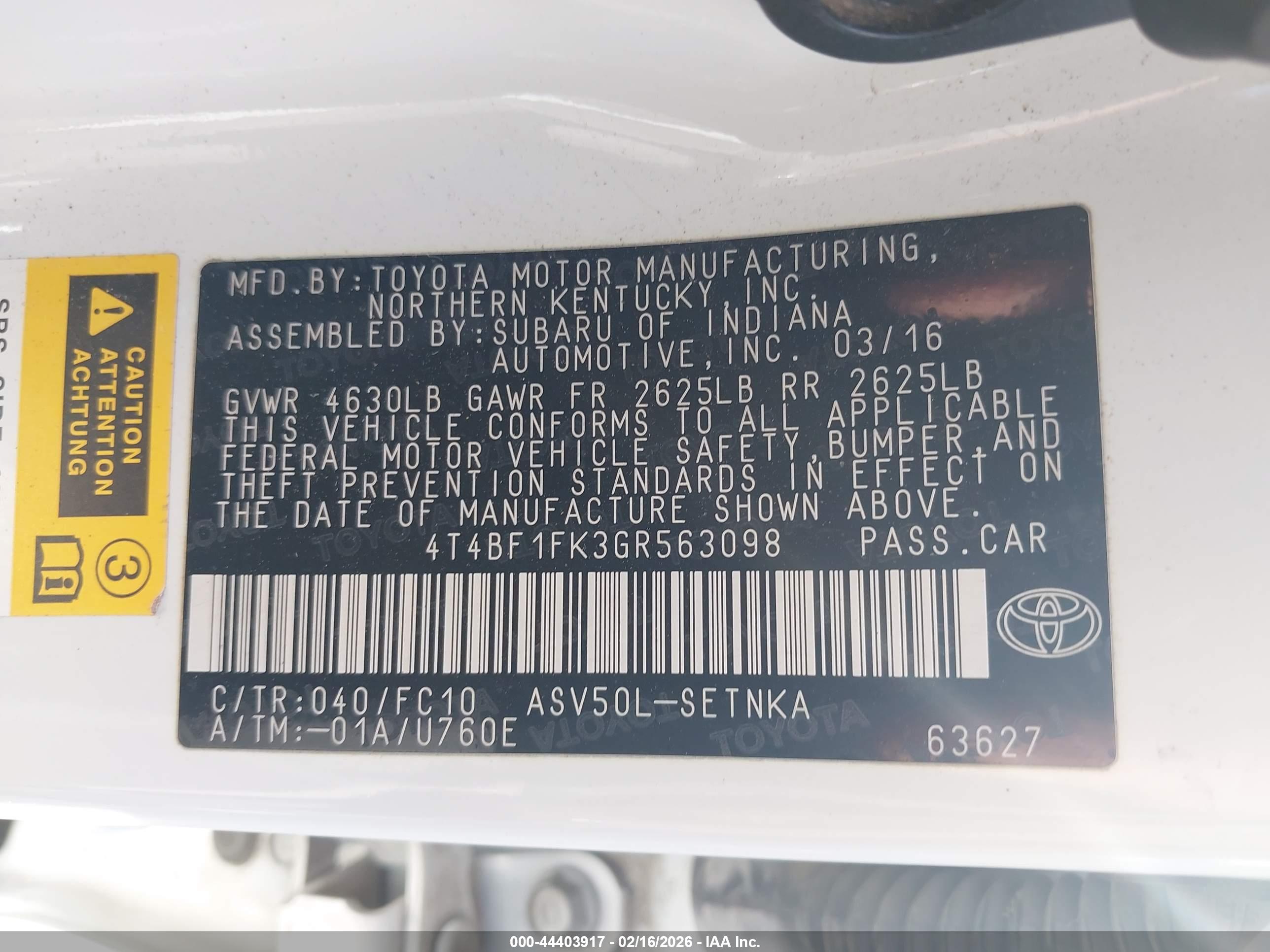 TOYOTA CAMRY image 9