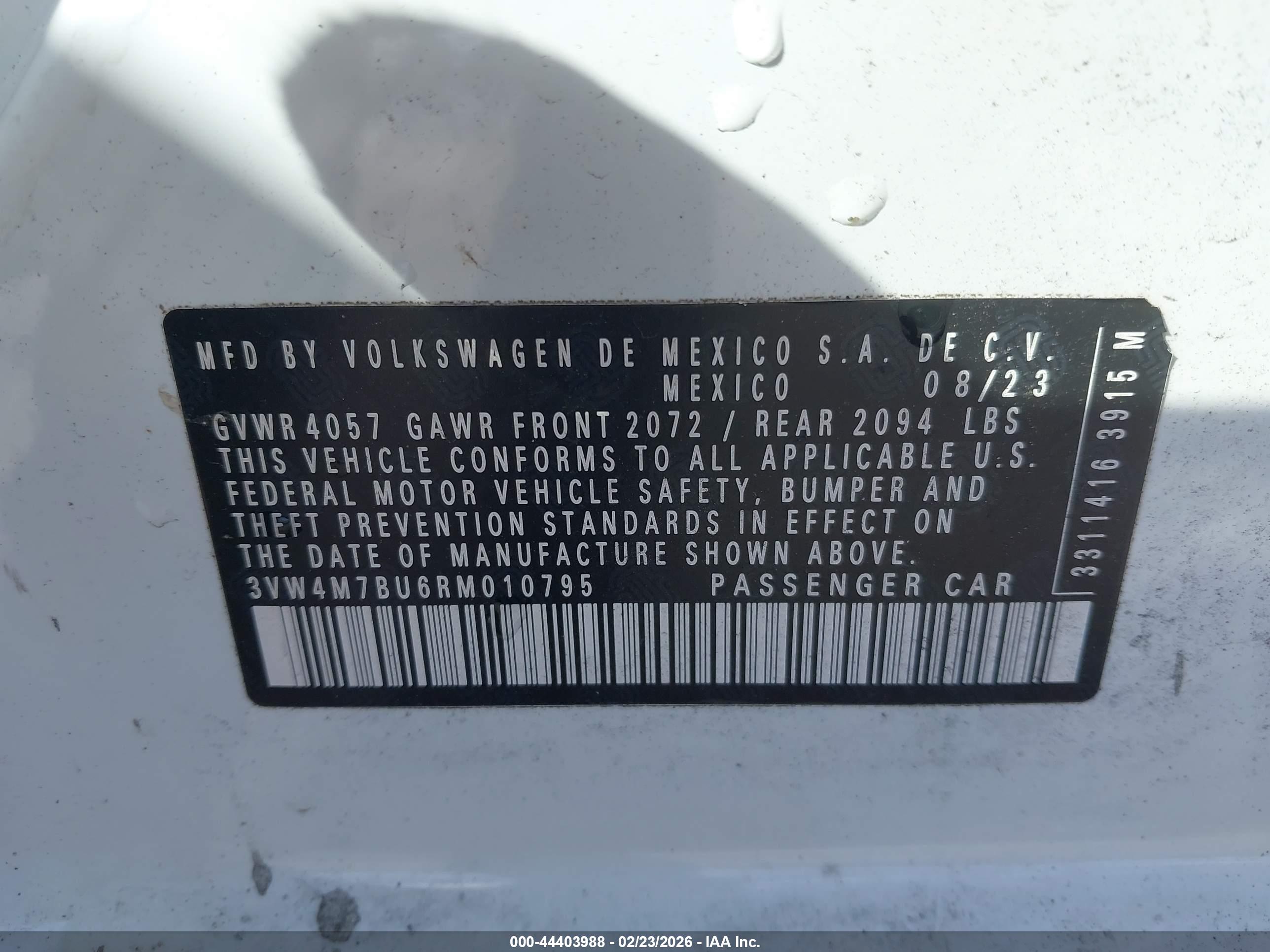 VOLKSWAGEN JETTA image 9