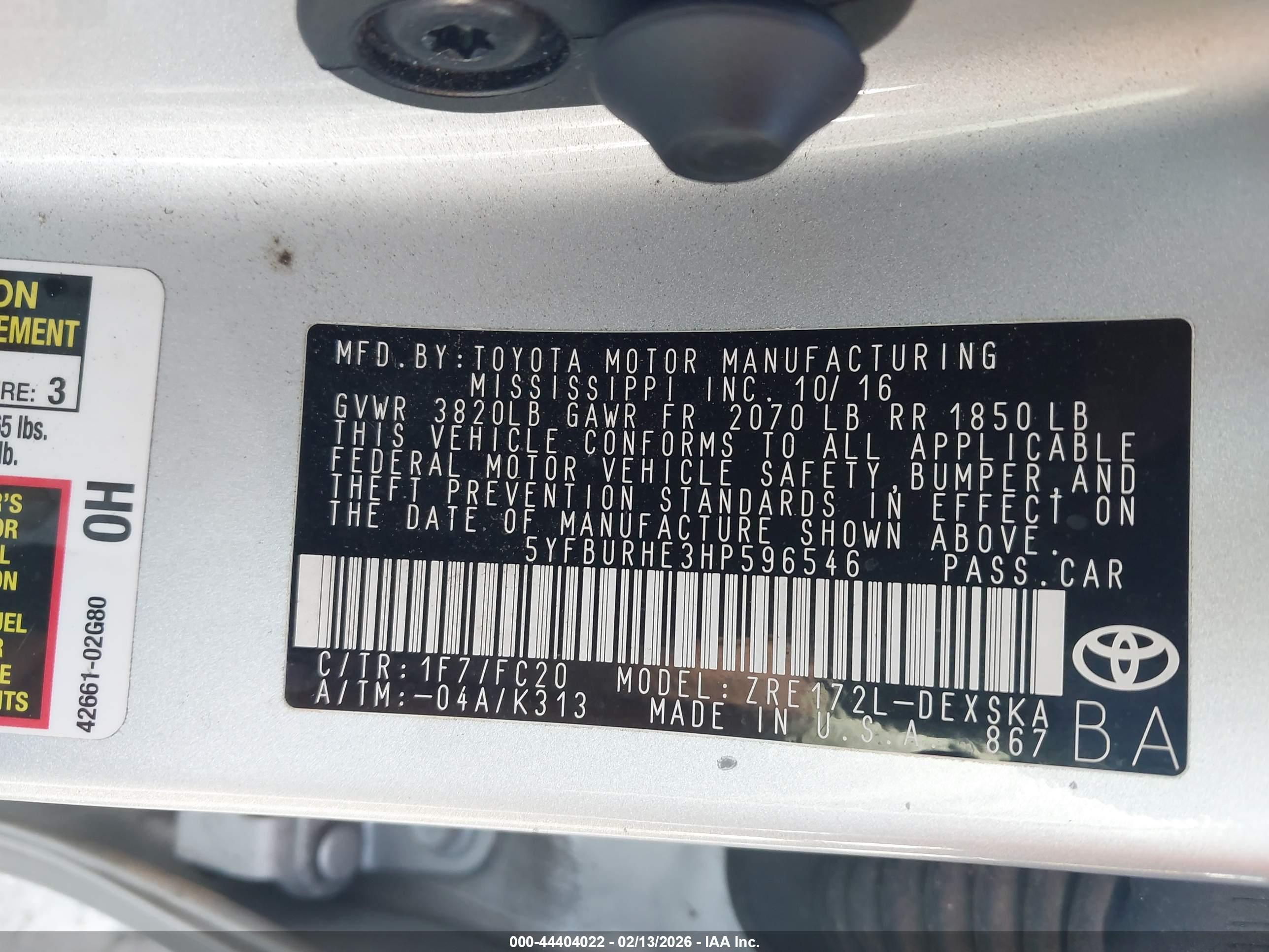 TOYOTA COROLLA image 9