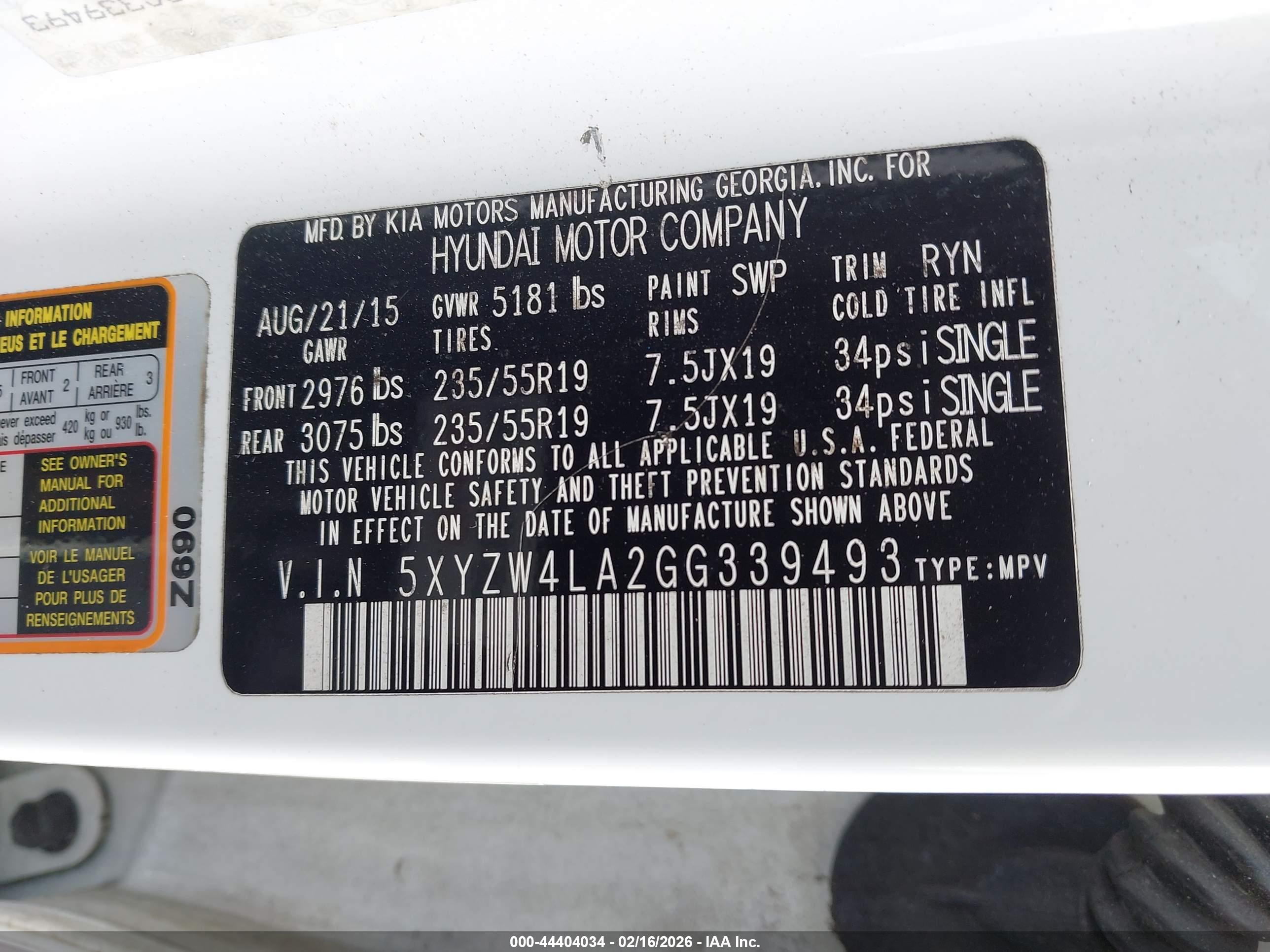 HYUNDAI SANTA image 9