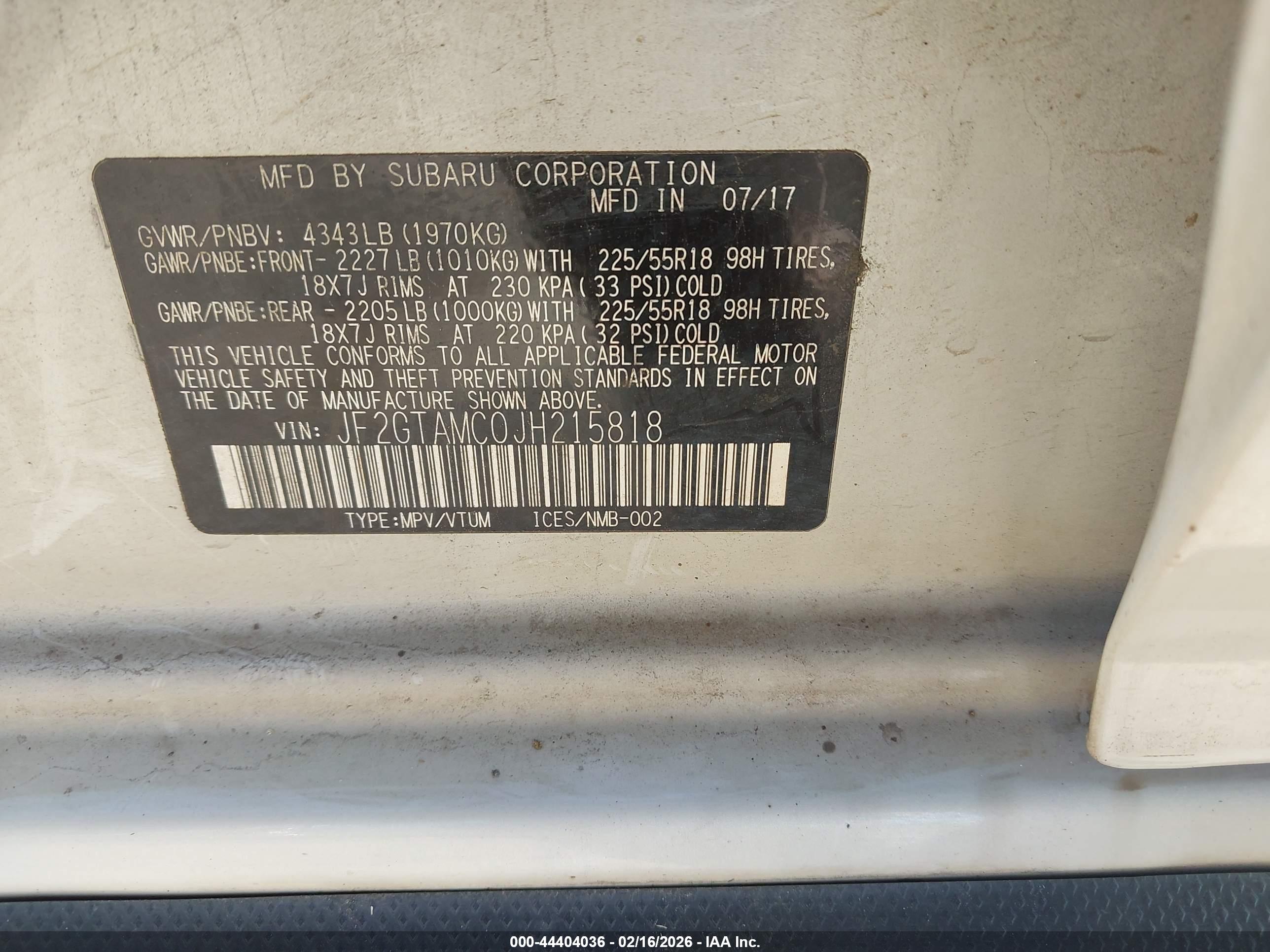 SUBARU CROSSTREK image 9