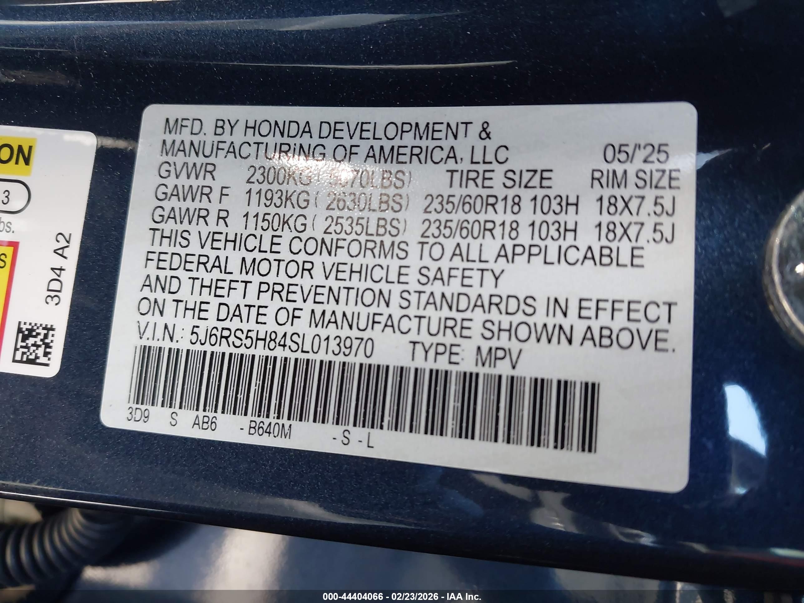 HONDA CR-V image 9