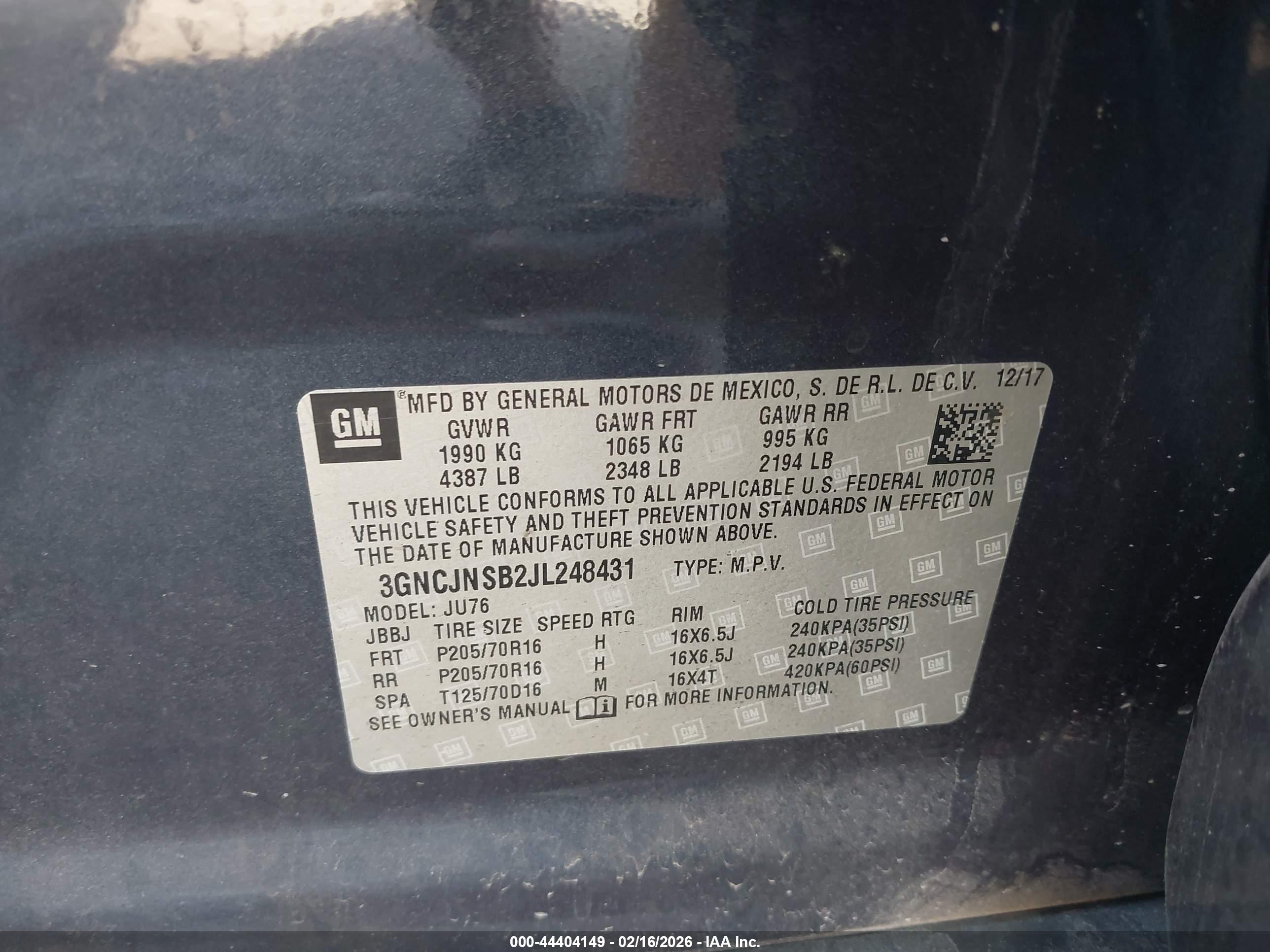 CHEVROLET TRAX image 9