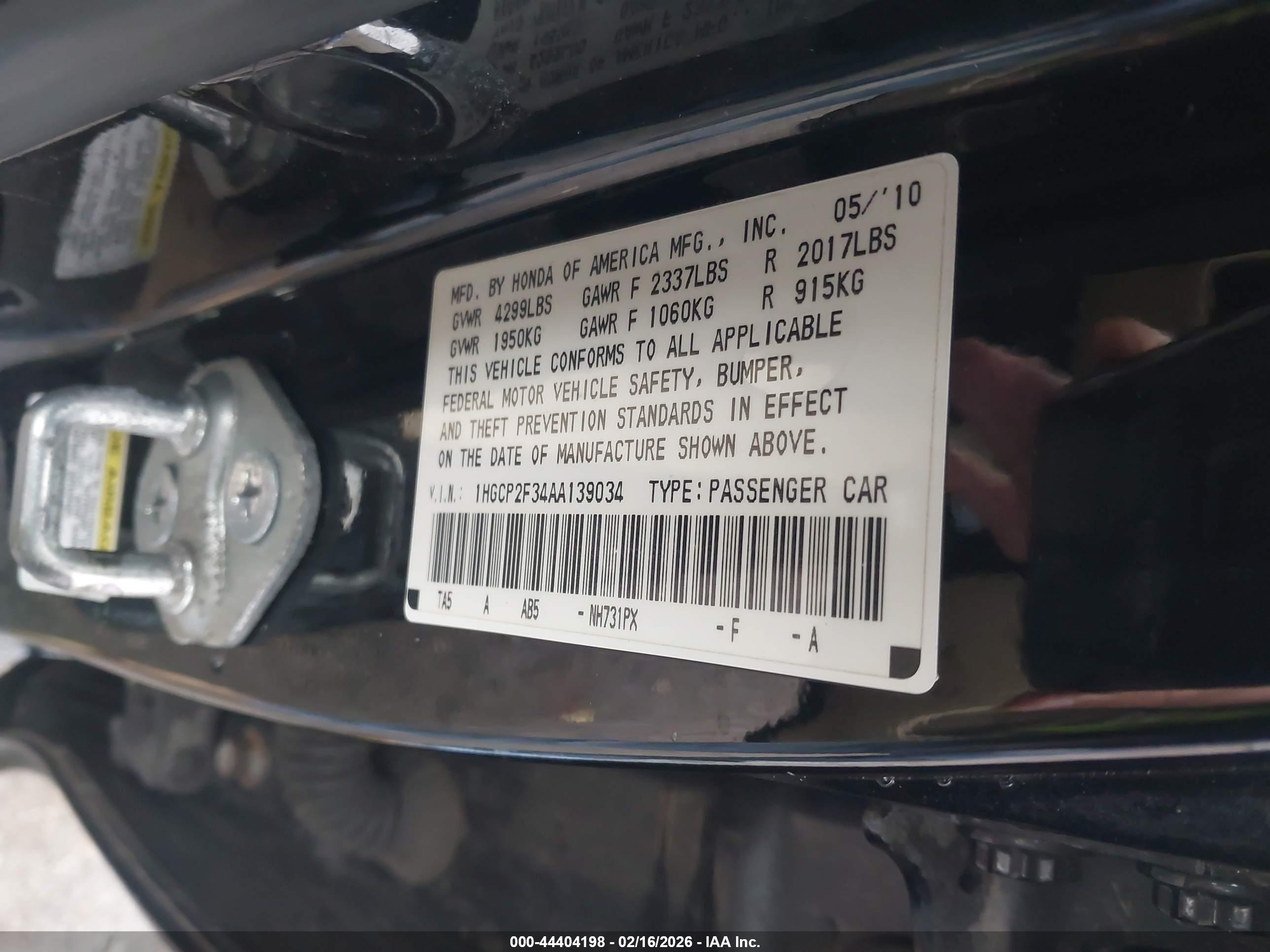 HONDA ACCORD image 9