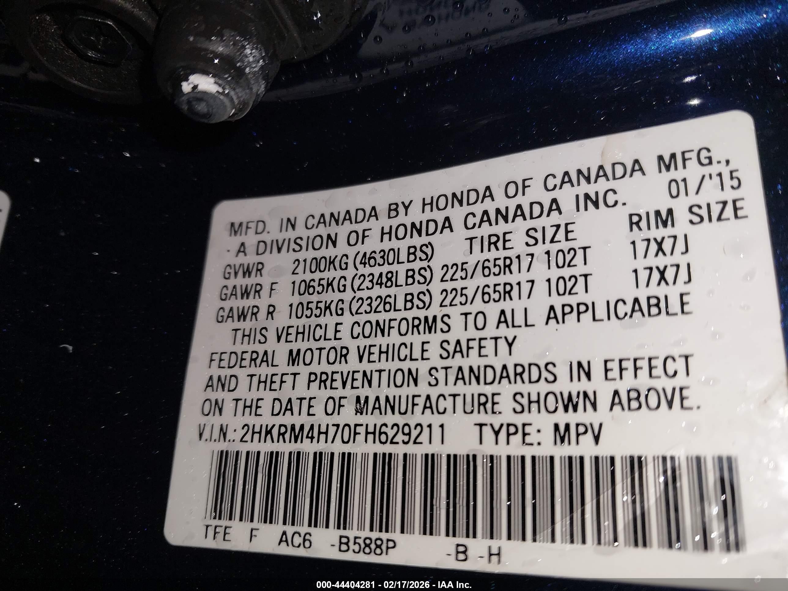 HONDA CR-V image 9