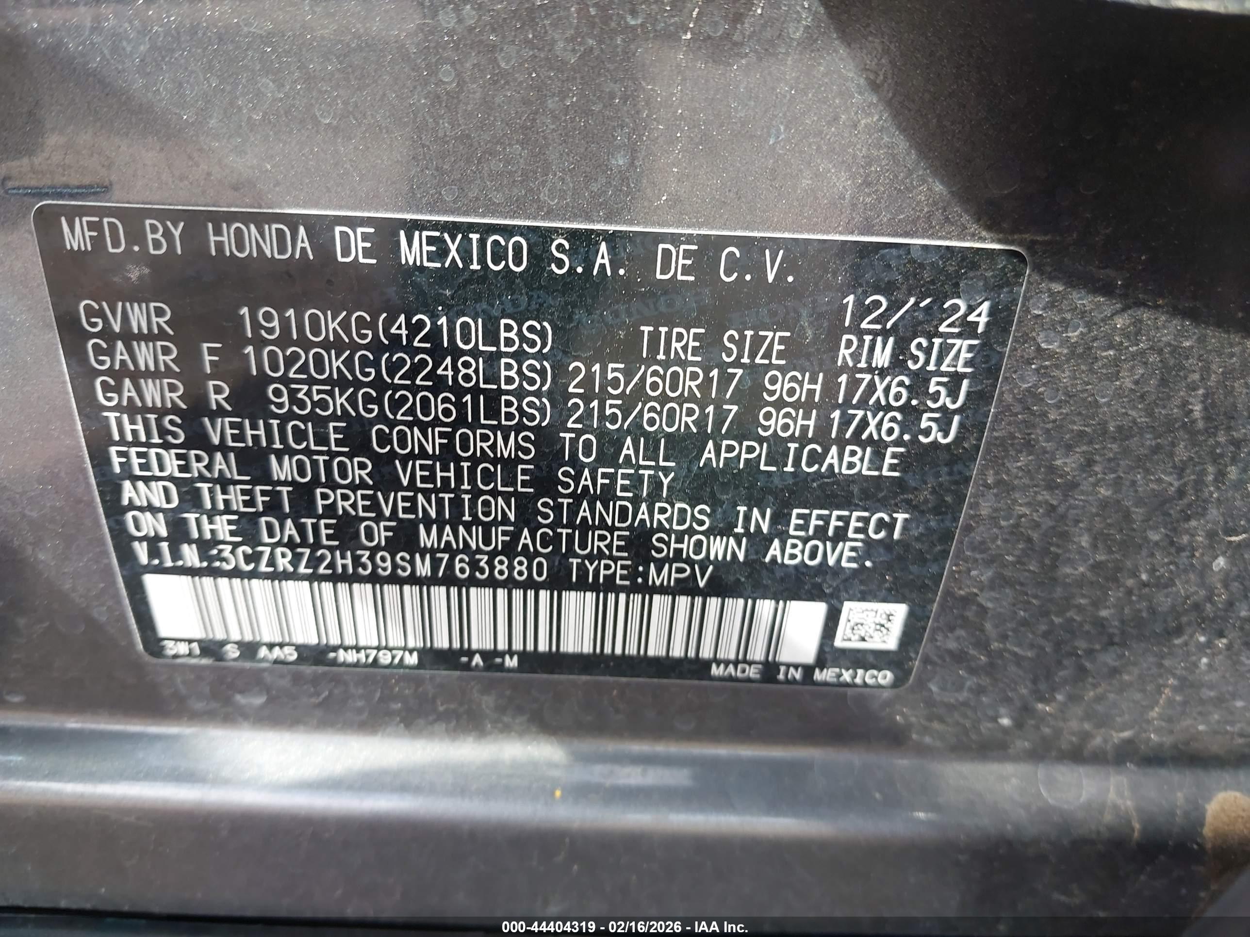 HONDA HR-V image 9