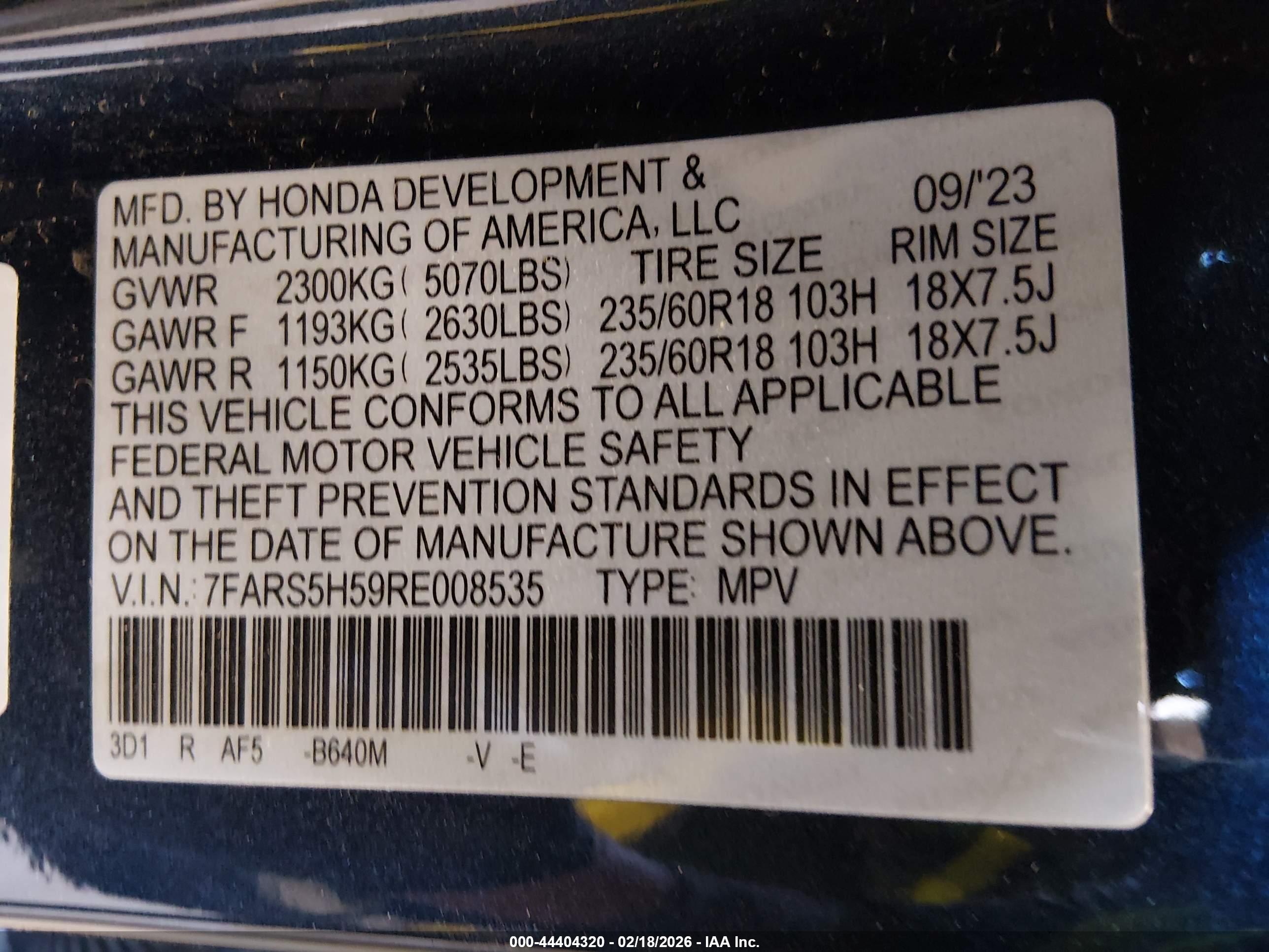 HONDA CR-V image 9
