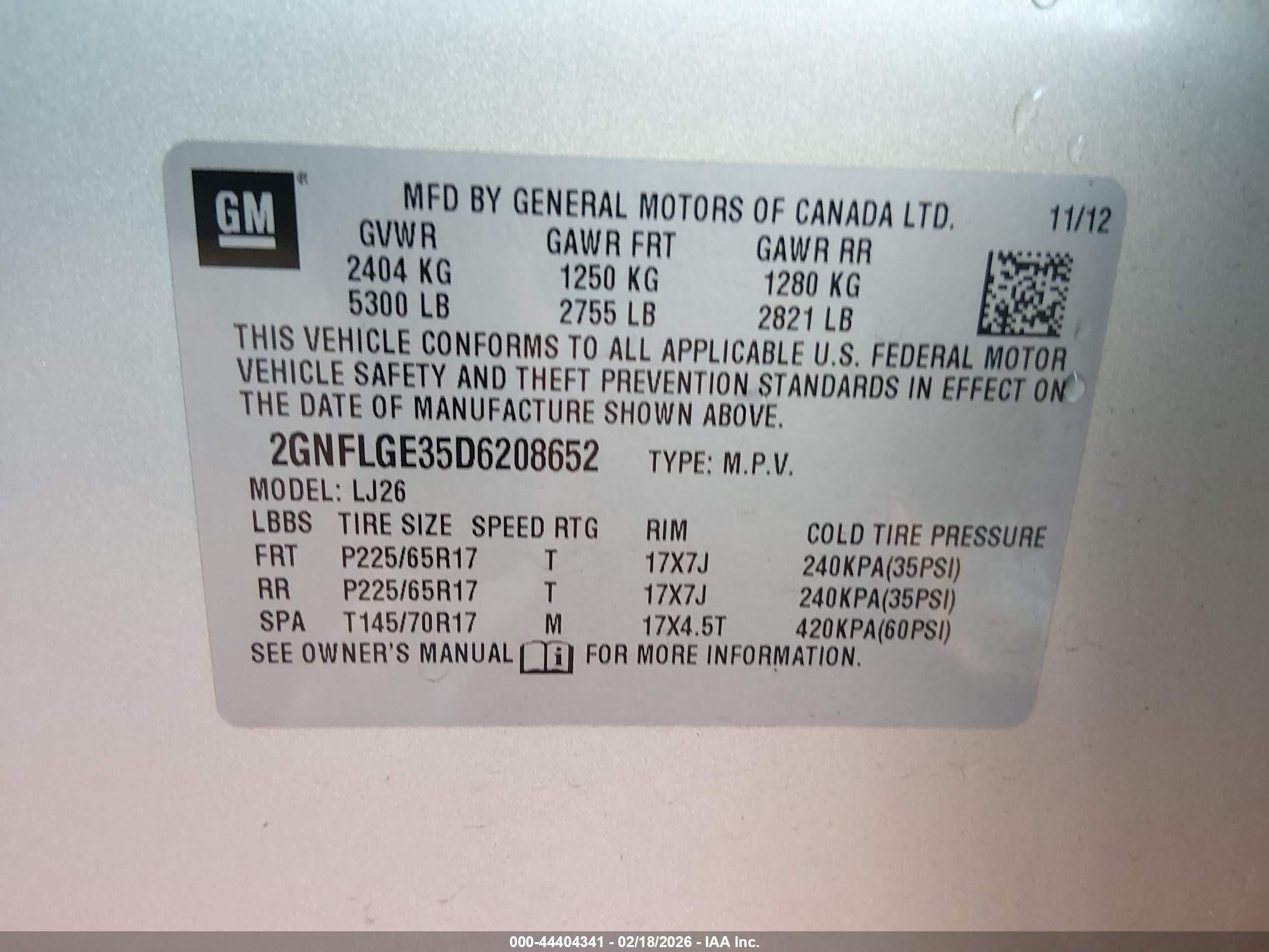 CHEVROLET EQUINOX image 9
