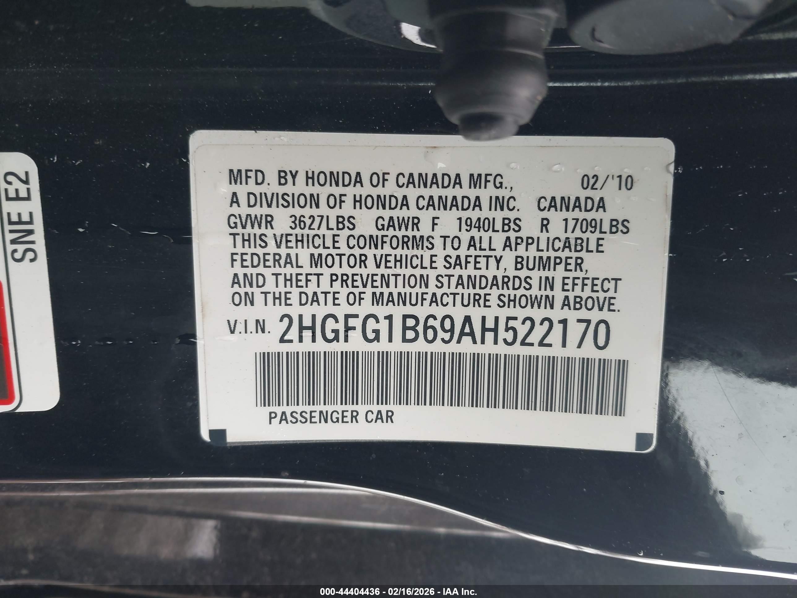 HONDA CIVIC image 9