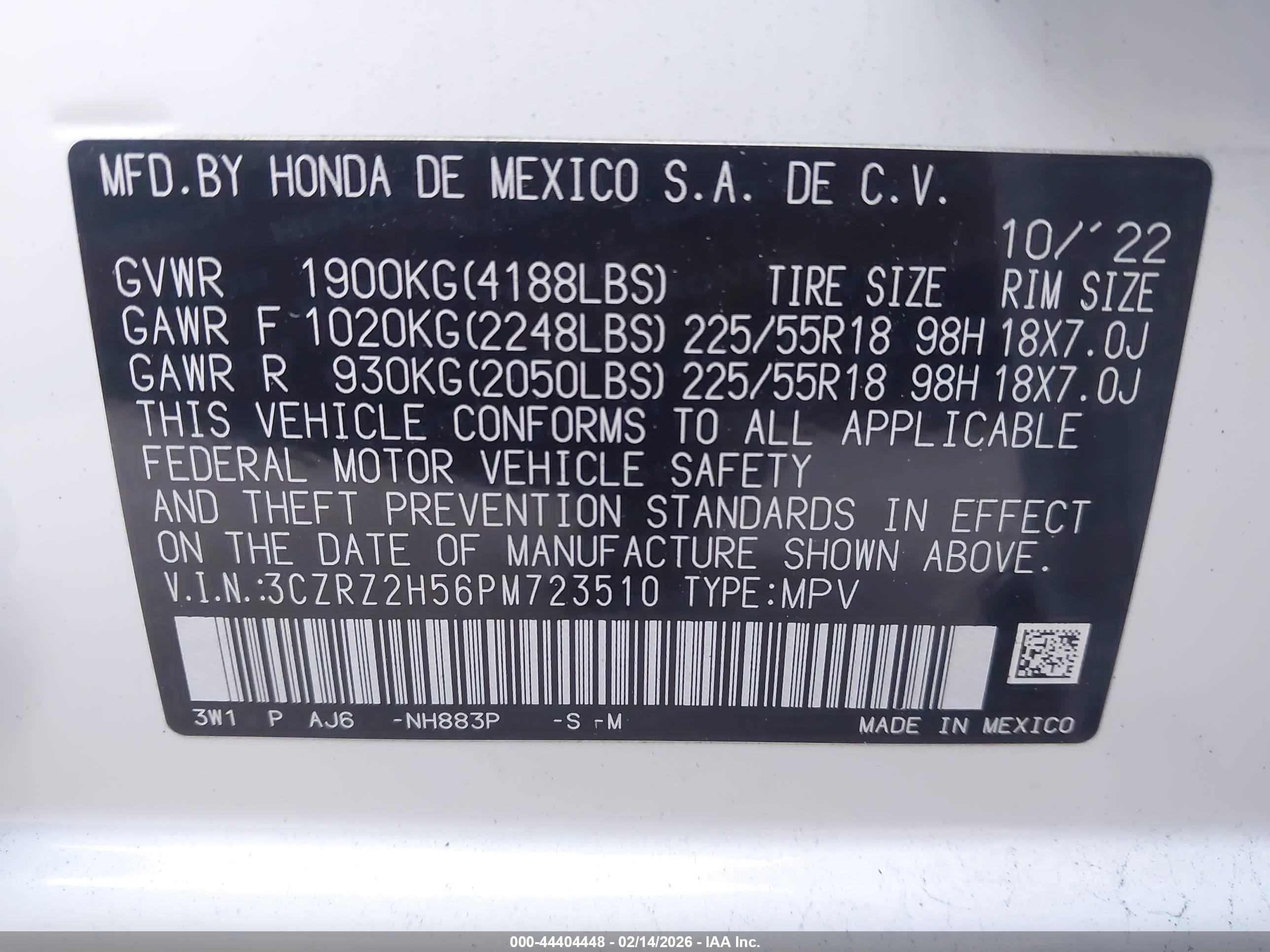 HONDA HR-V image 9