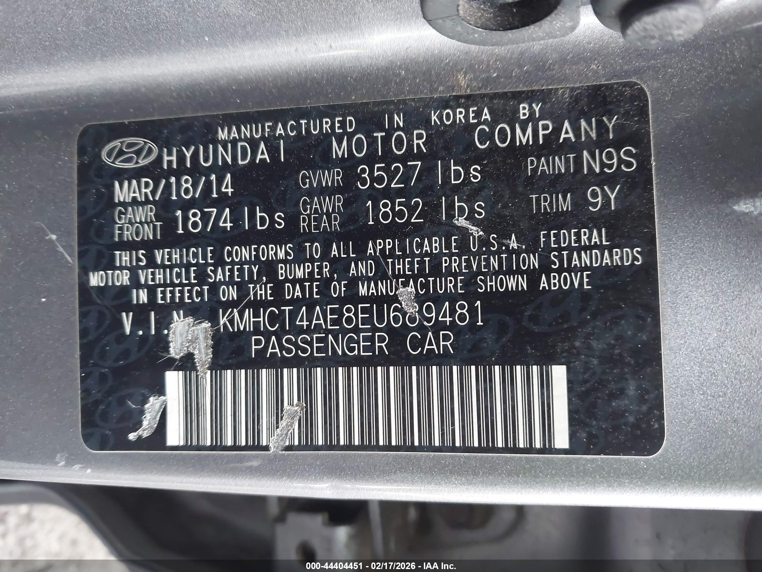 HYUNDAI ACCENT image 9