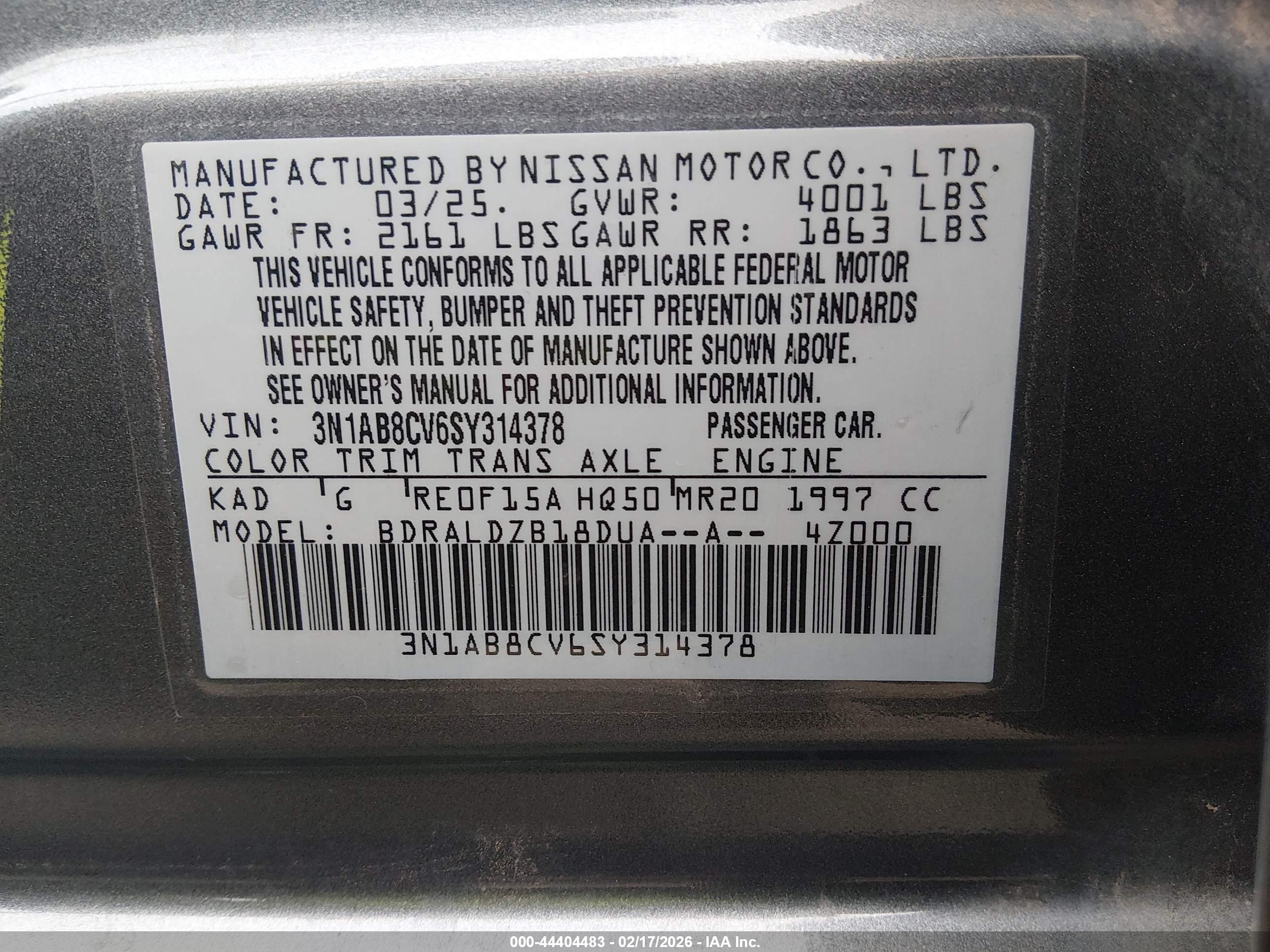 NISSAN SENTRA image 9