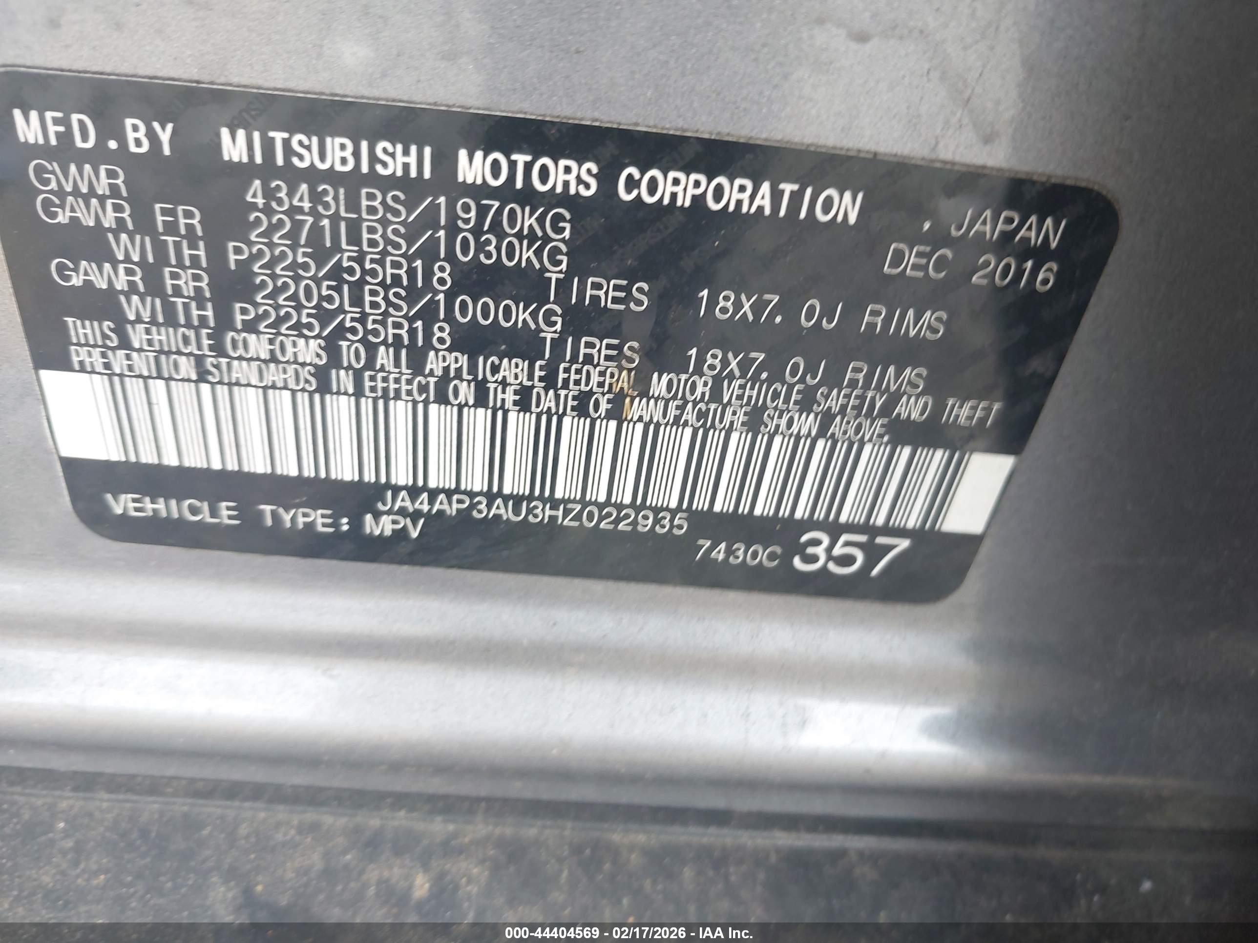 MITSUBISHI OUTLANDER image 9