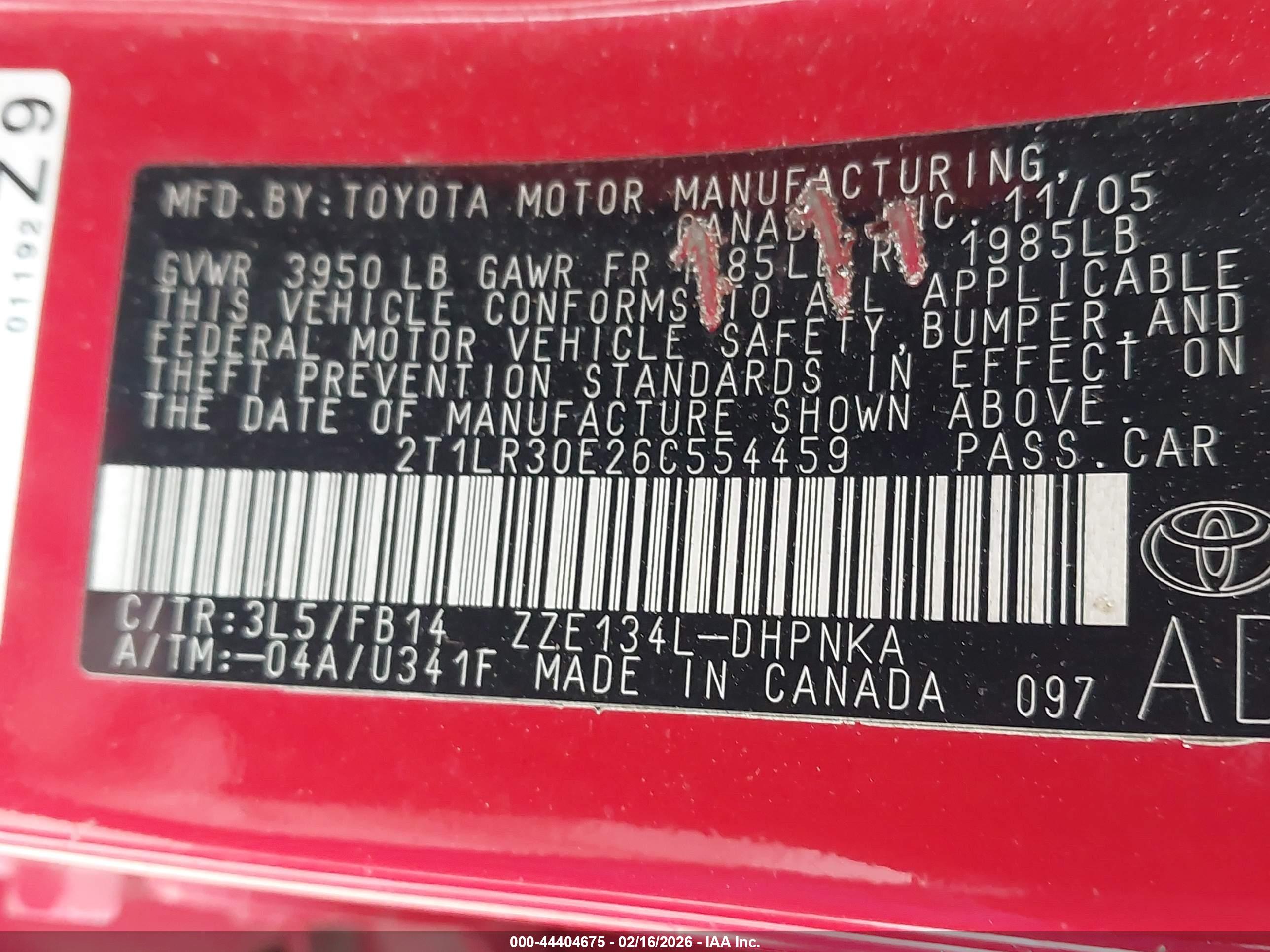 TOYOTA MATRIX image 9