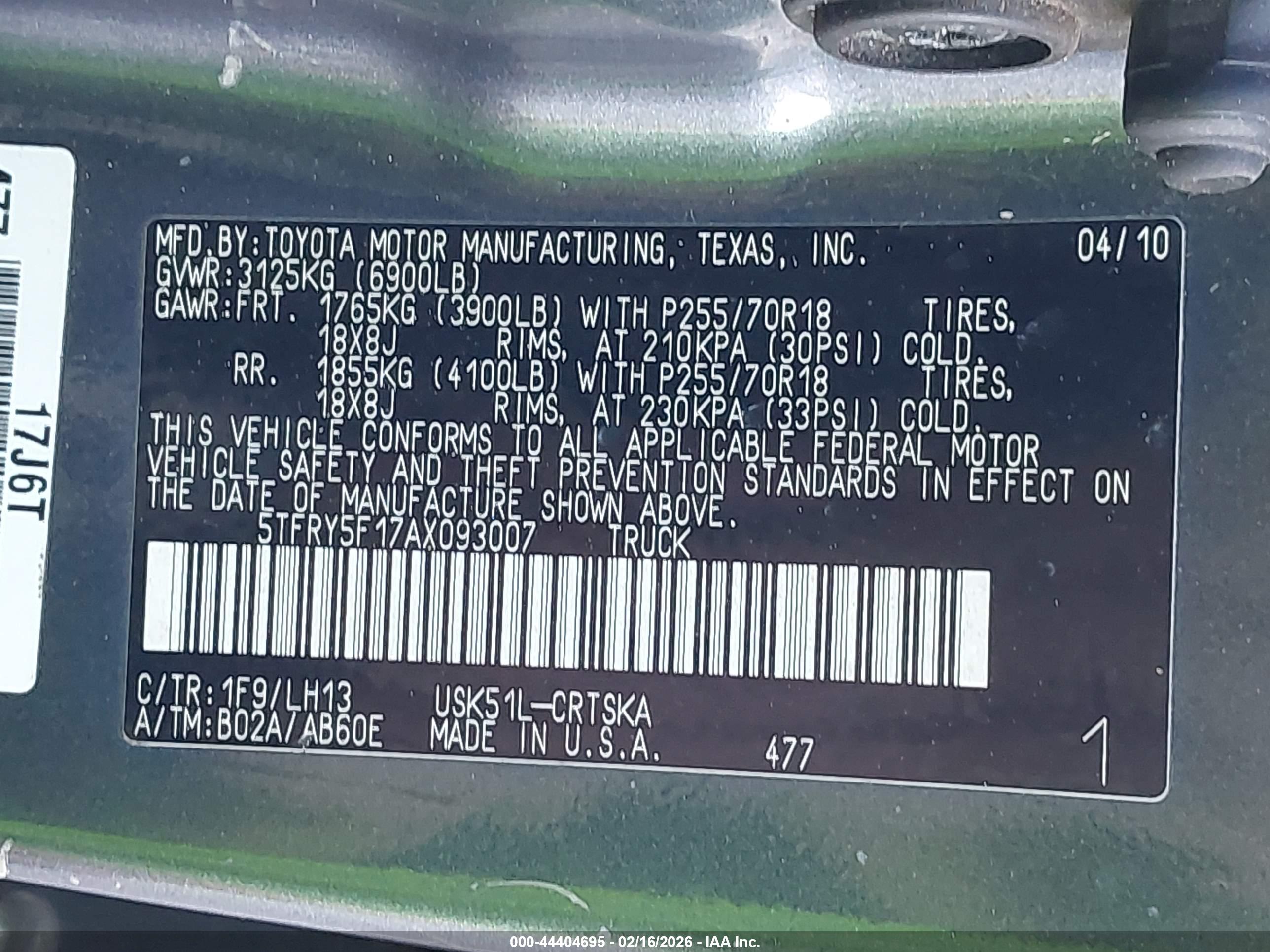 TOYOTA TUNDRA image 9