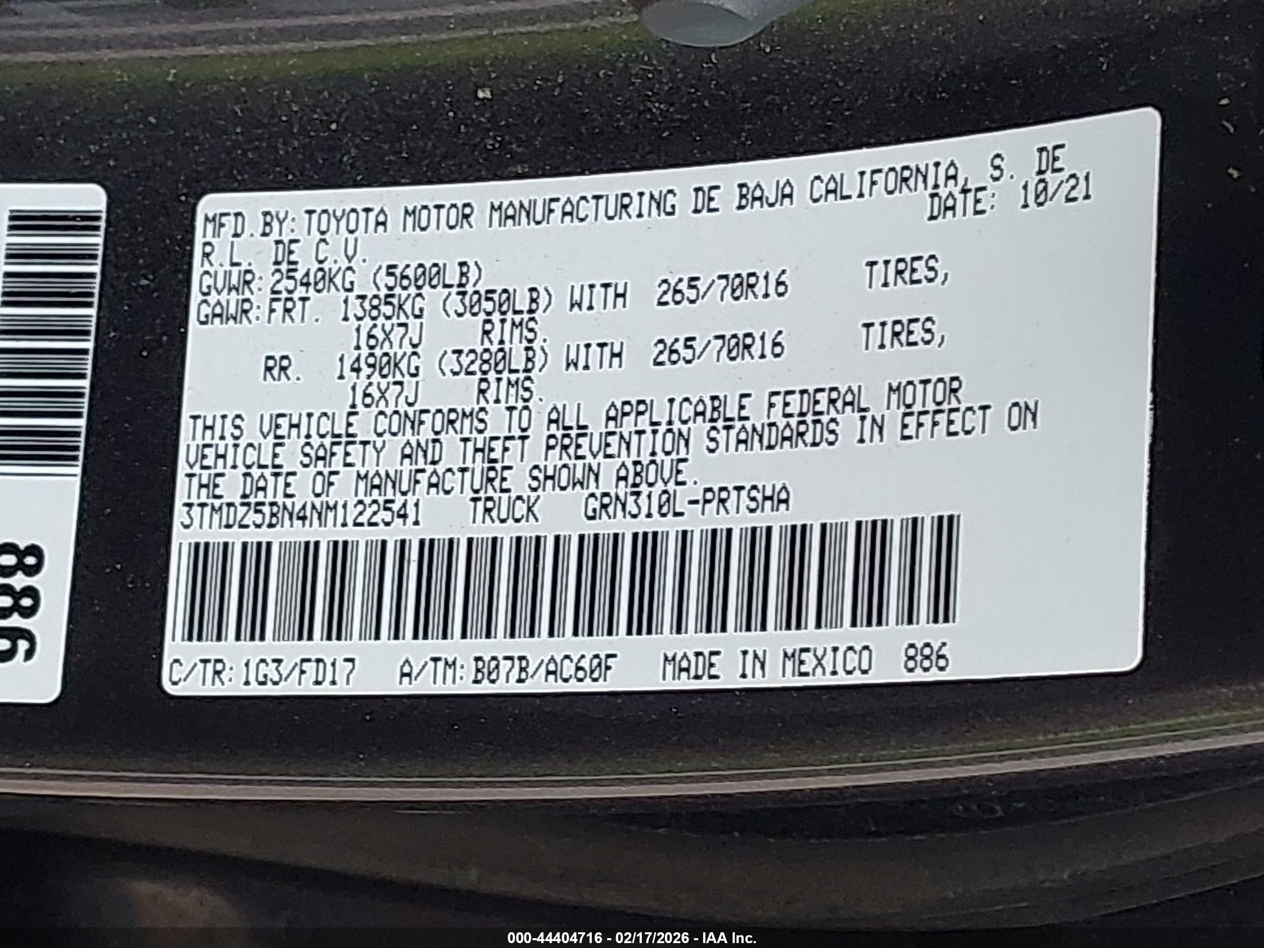 TOYOTA TACOMA image 9